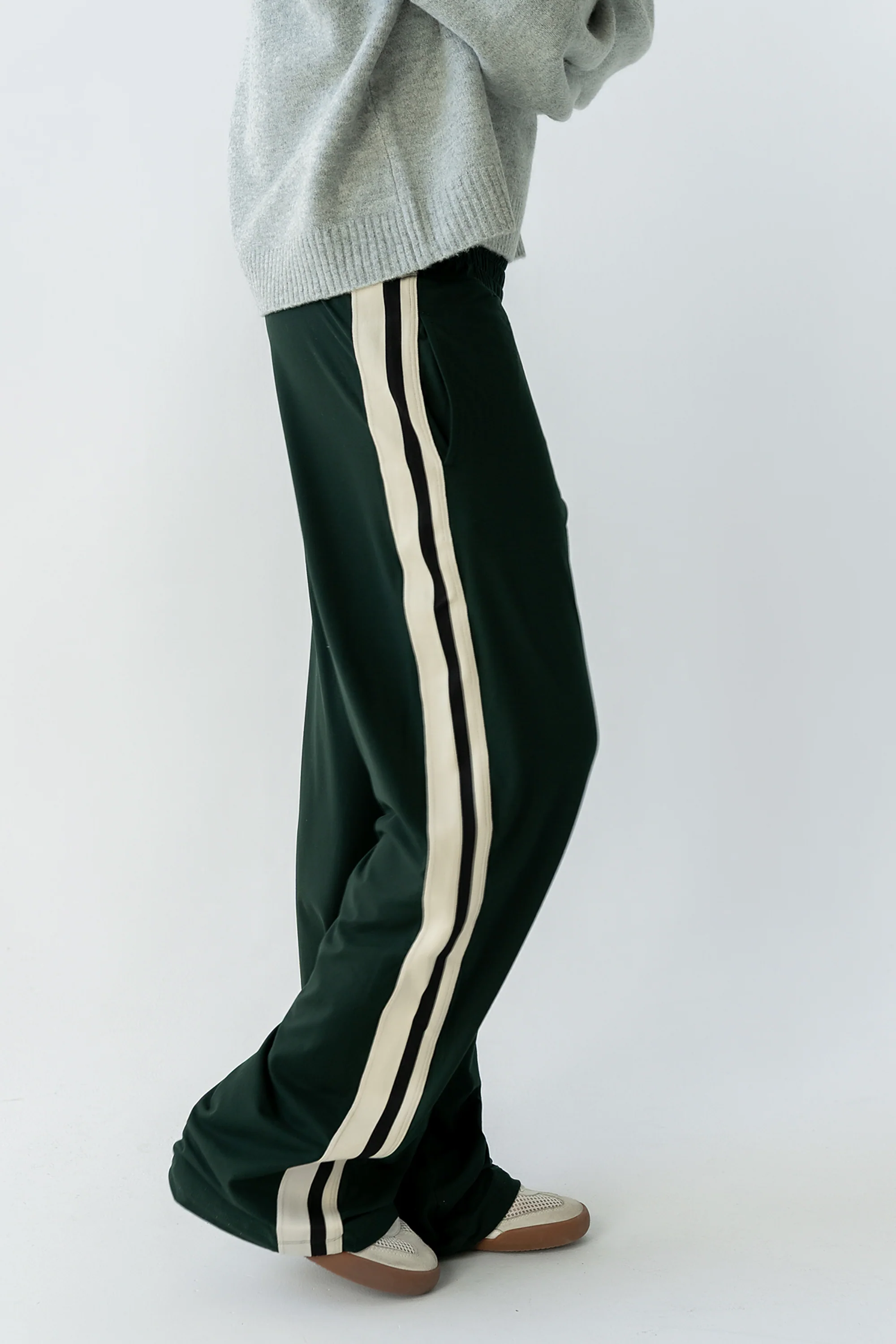 Avery Striped Pants in Green - FINAL SALE - Image 11