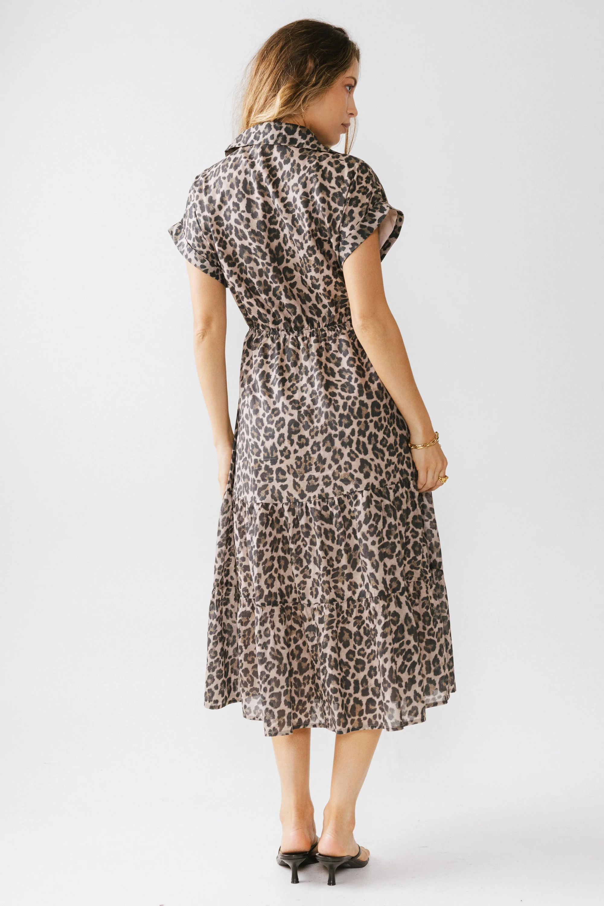 Ayda Leopard Midi Dress - FINAL SALE - Image 7