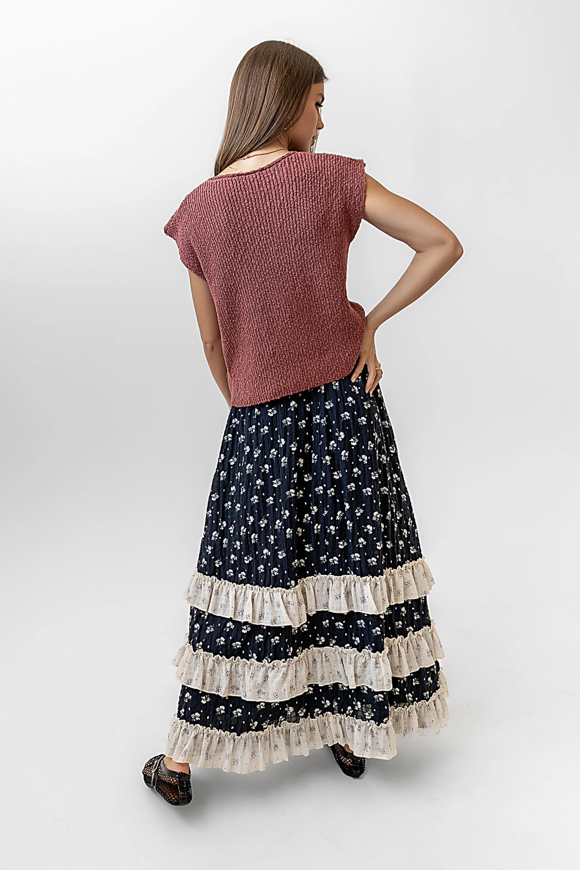 Aylin Sweater in Marsala - FINAL SALE - Image 2