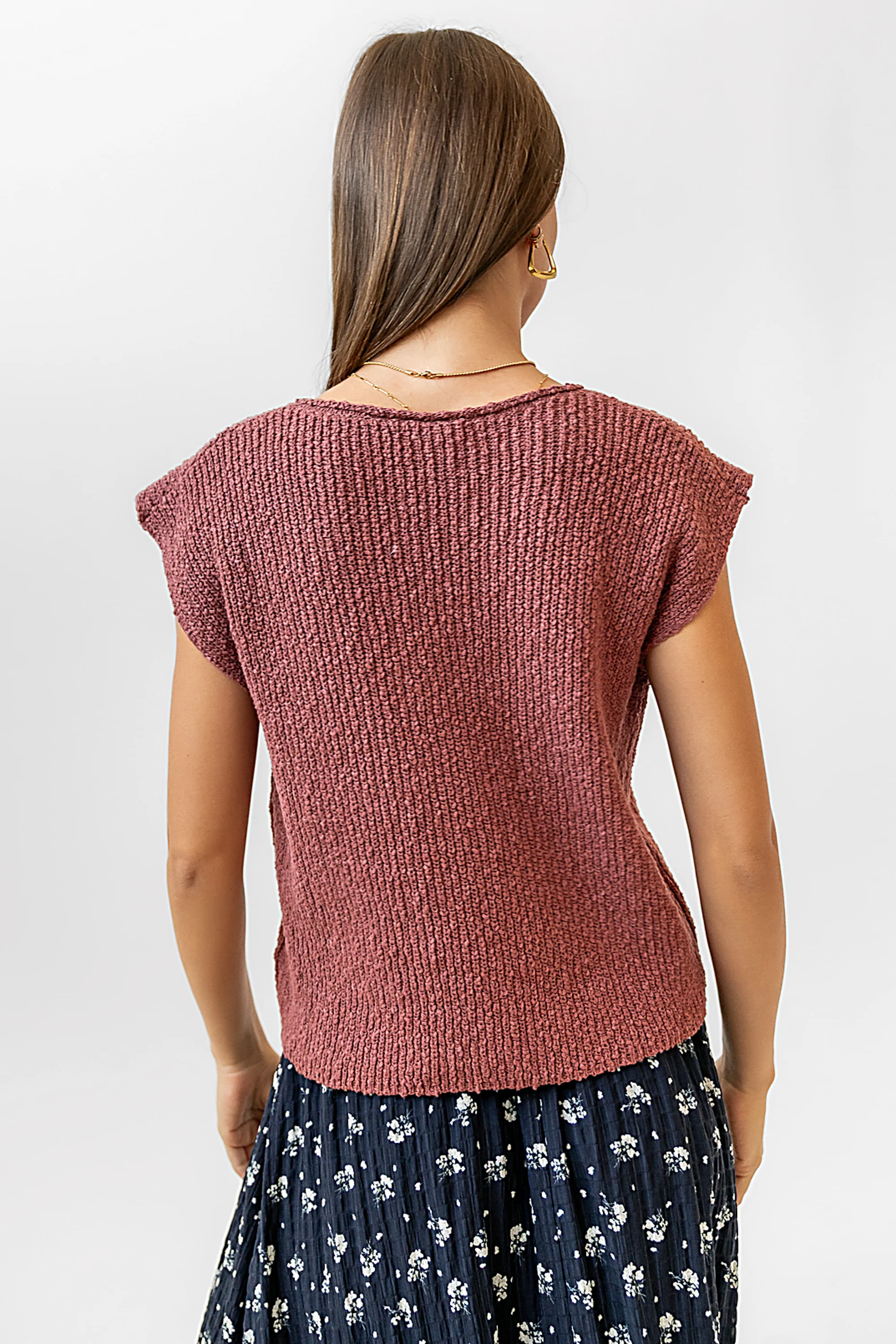 Aylin Sweater in Marsala - FINAL SALE - Image 5