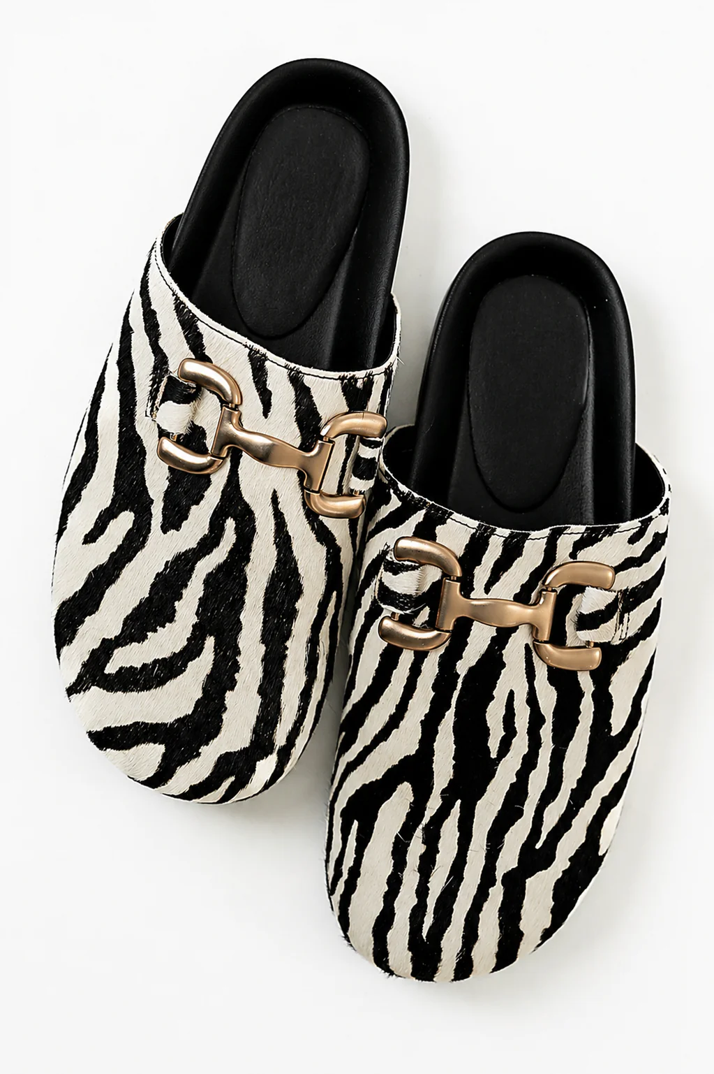 Azalea Clogs in Zebra - FINAL SALE