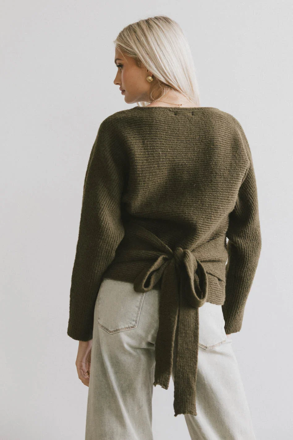 Azura Knit Sweater in Green - FINAL SALE - Image 5