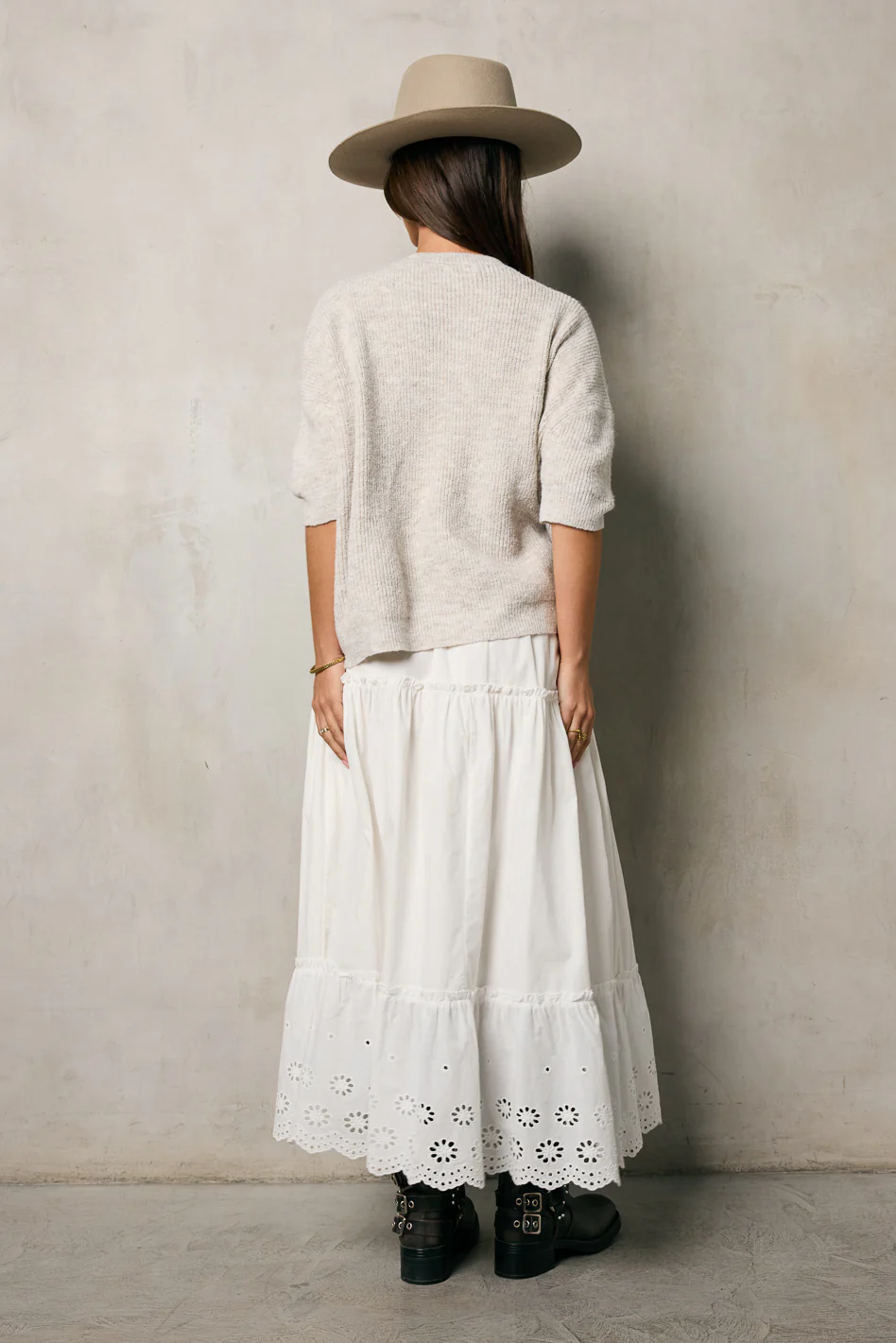 Bay Side Tiered Midi Skirt - FINAL SALE - Image 5