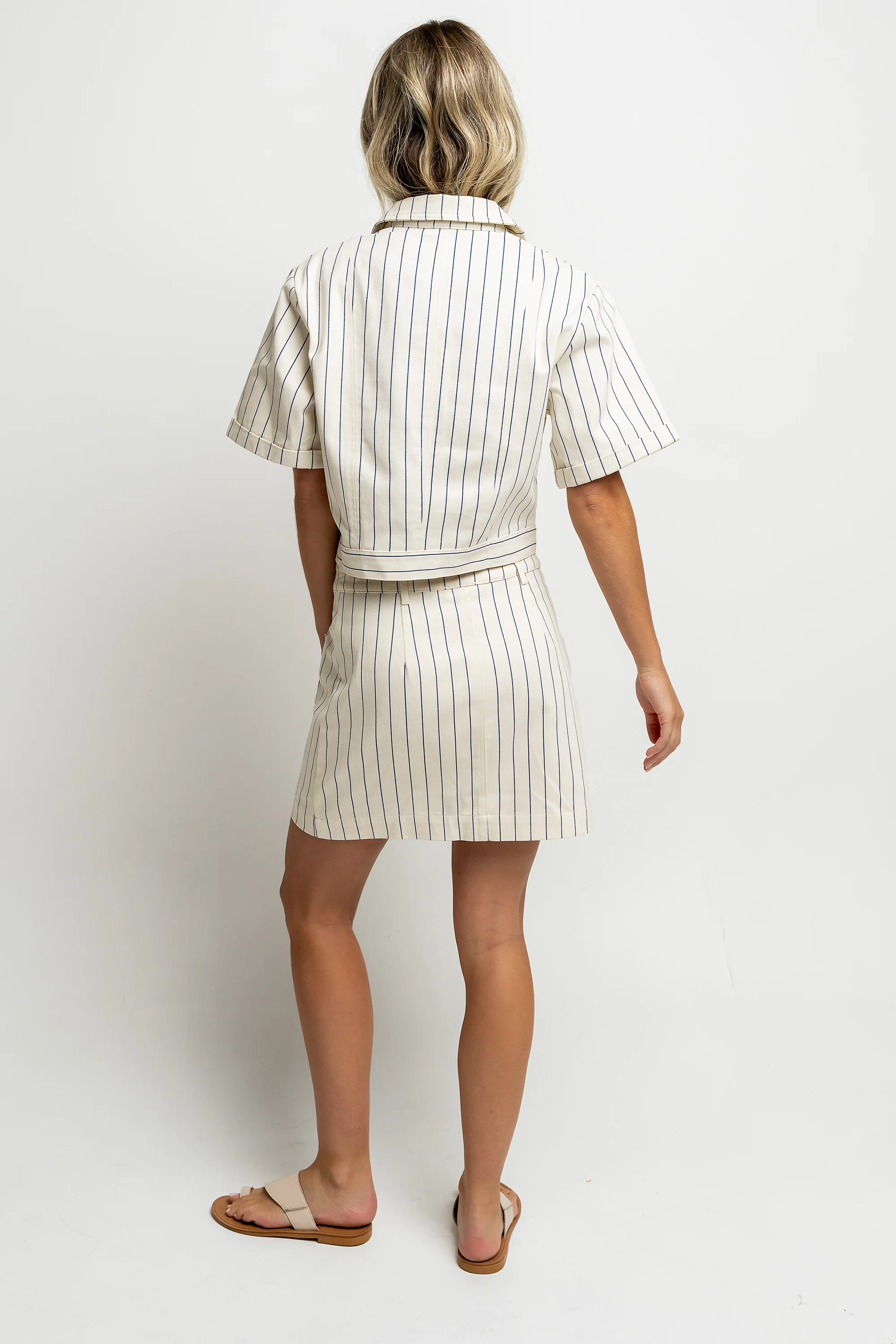 Baylor Striped Button Up - FINAL SALE - Image 8
