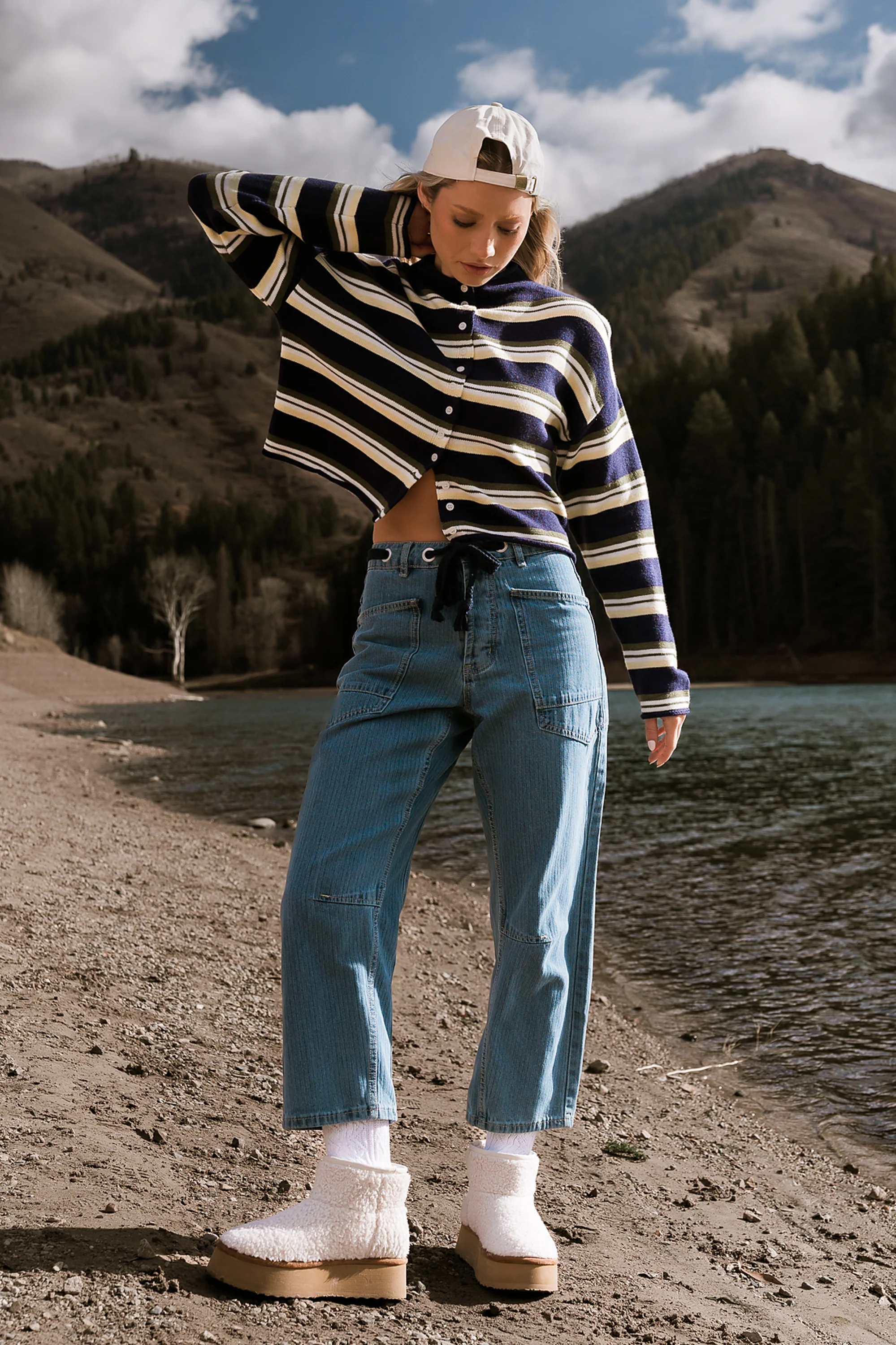 Baylor Striped Cardigan - FINAL SALE - Image 3