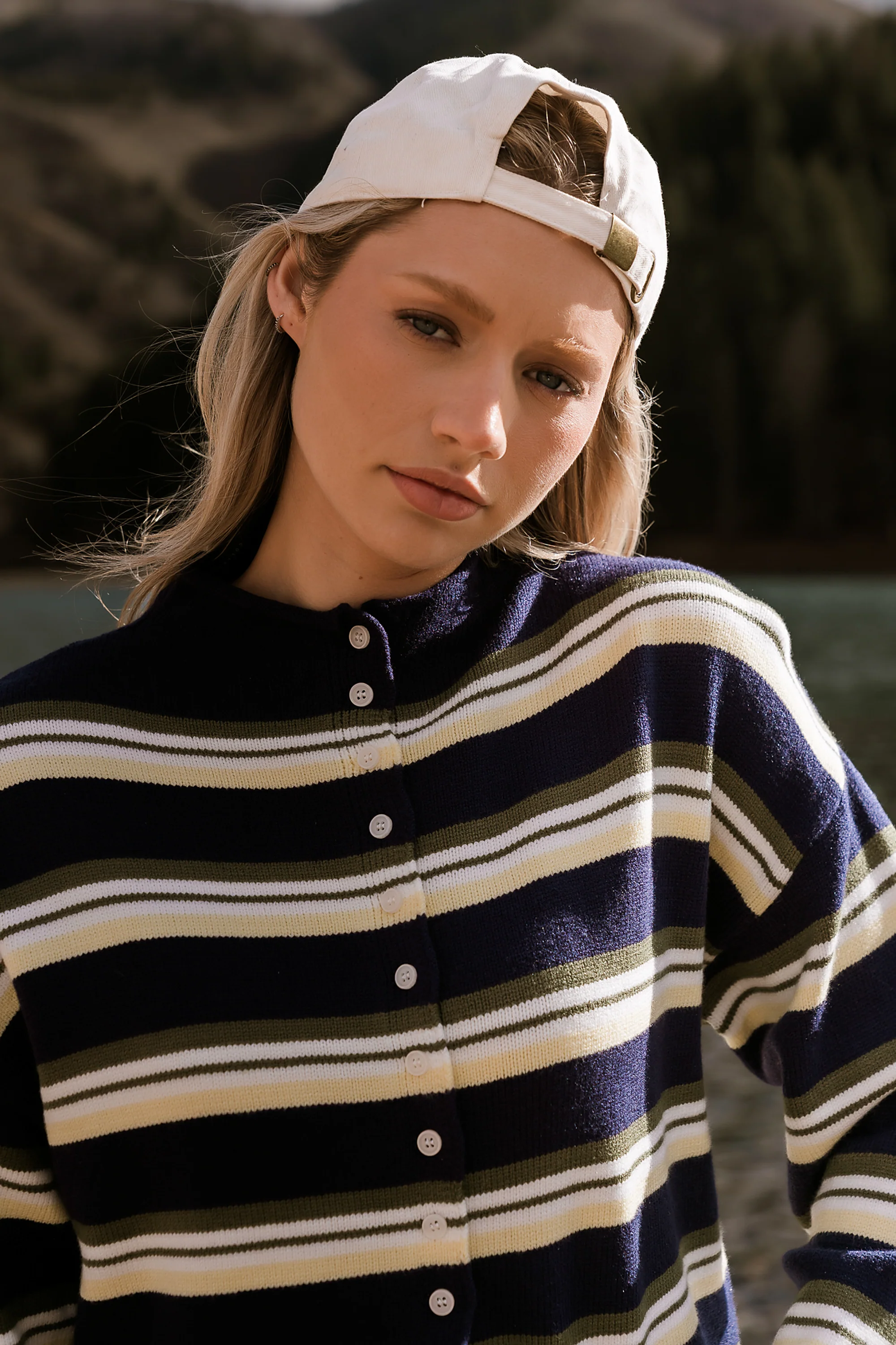Baylor Striped Cardigan - FINAL SALE - Image 5