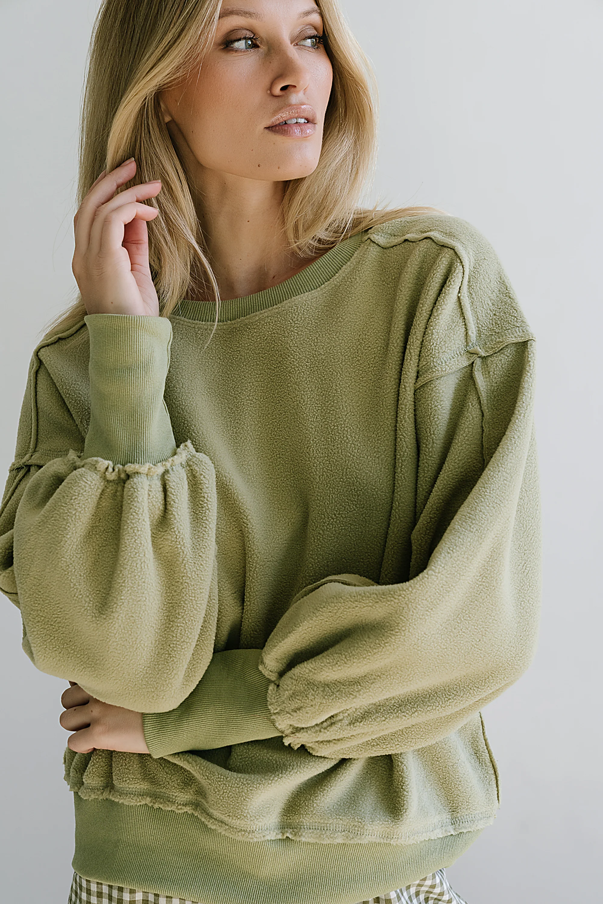 Belle Fleece Pullover Sweater - Image 5