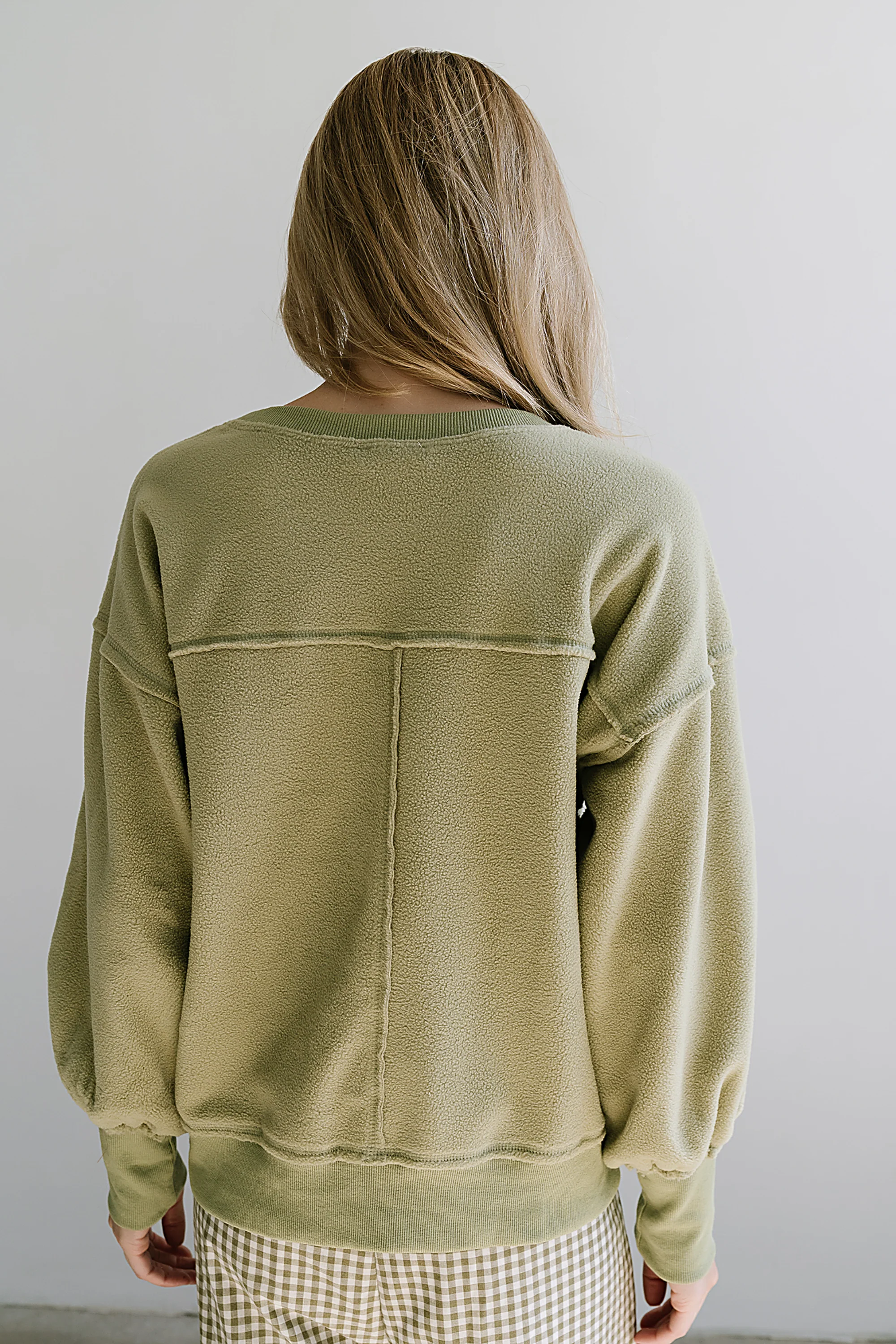 Belle Fleece Pullover Sweater - Image 7