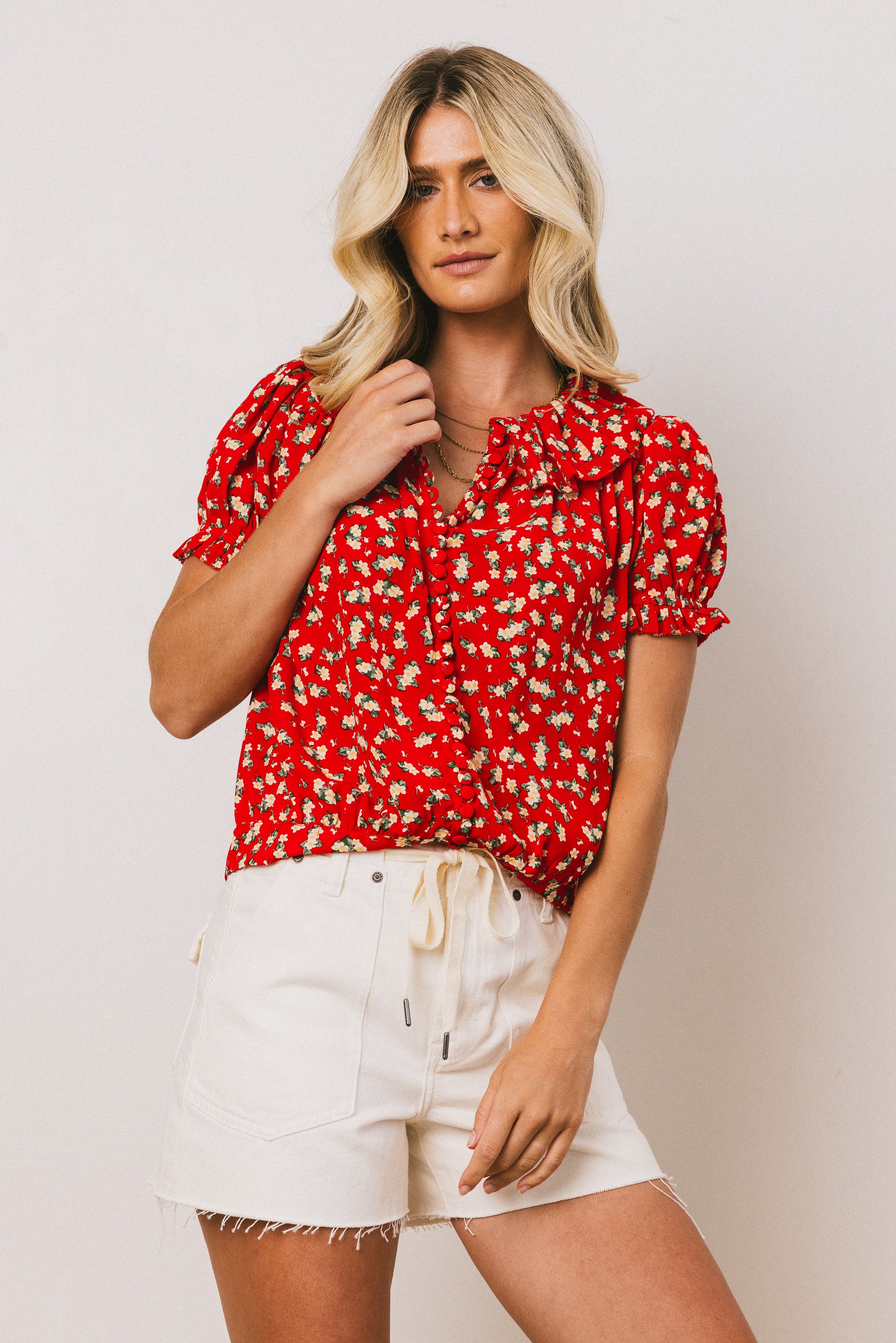 Bennie Collared Blouse - Image 2