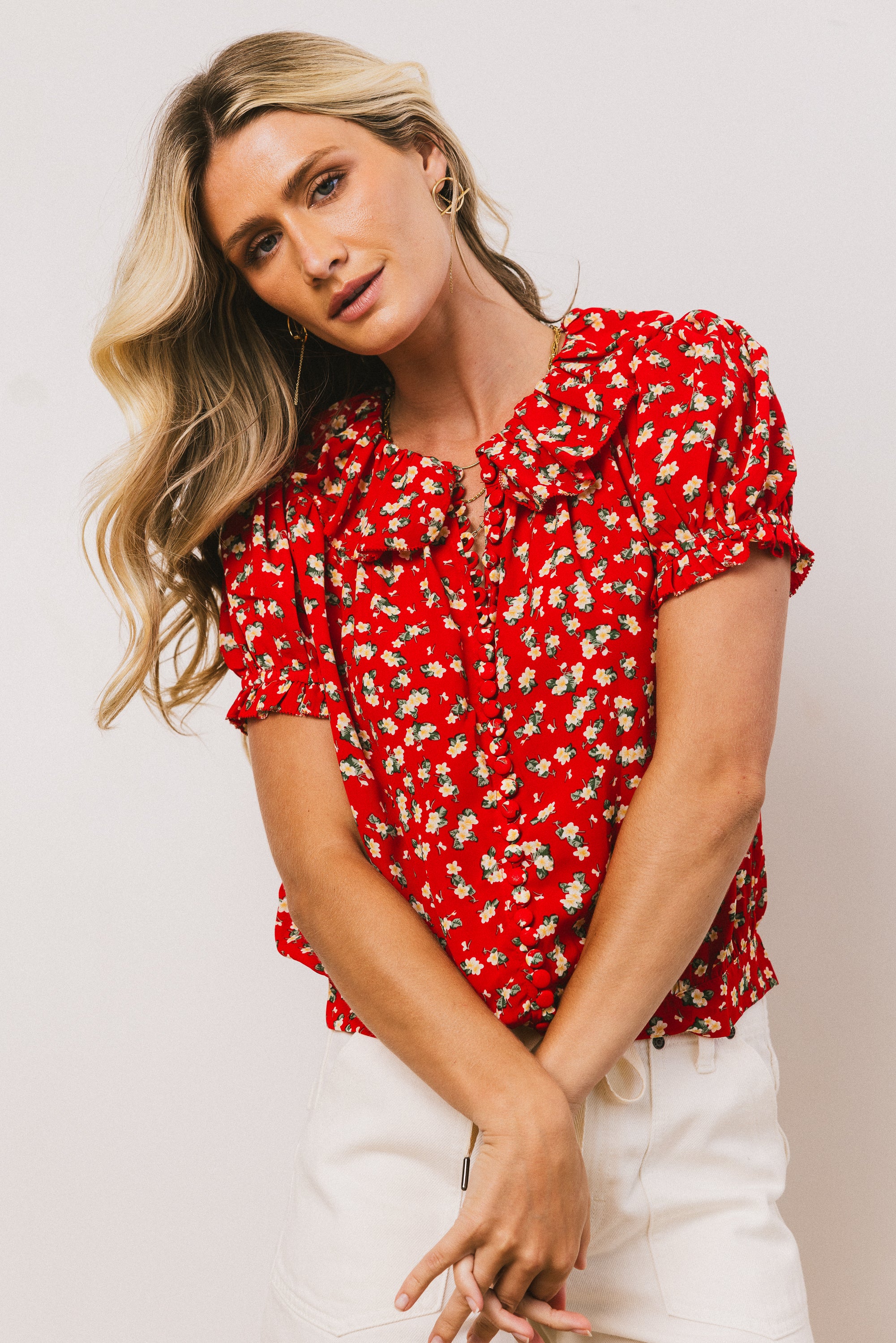 Bennie Collared Blouse - Image 4
