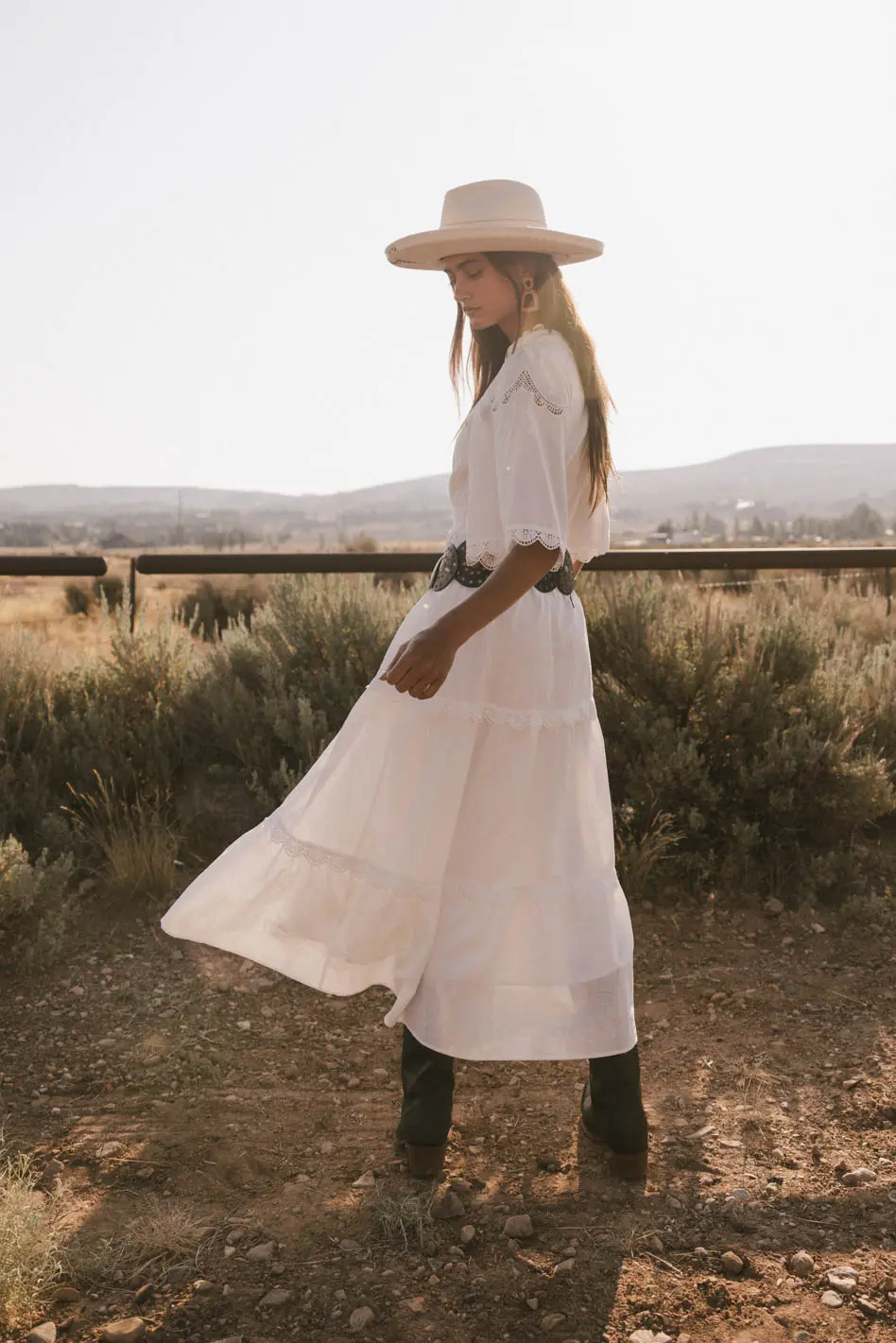 Berenice Eyelet Lace Dress - FINAL SALE - Image 5