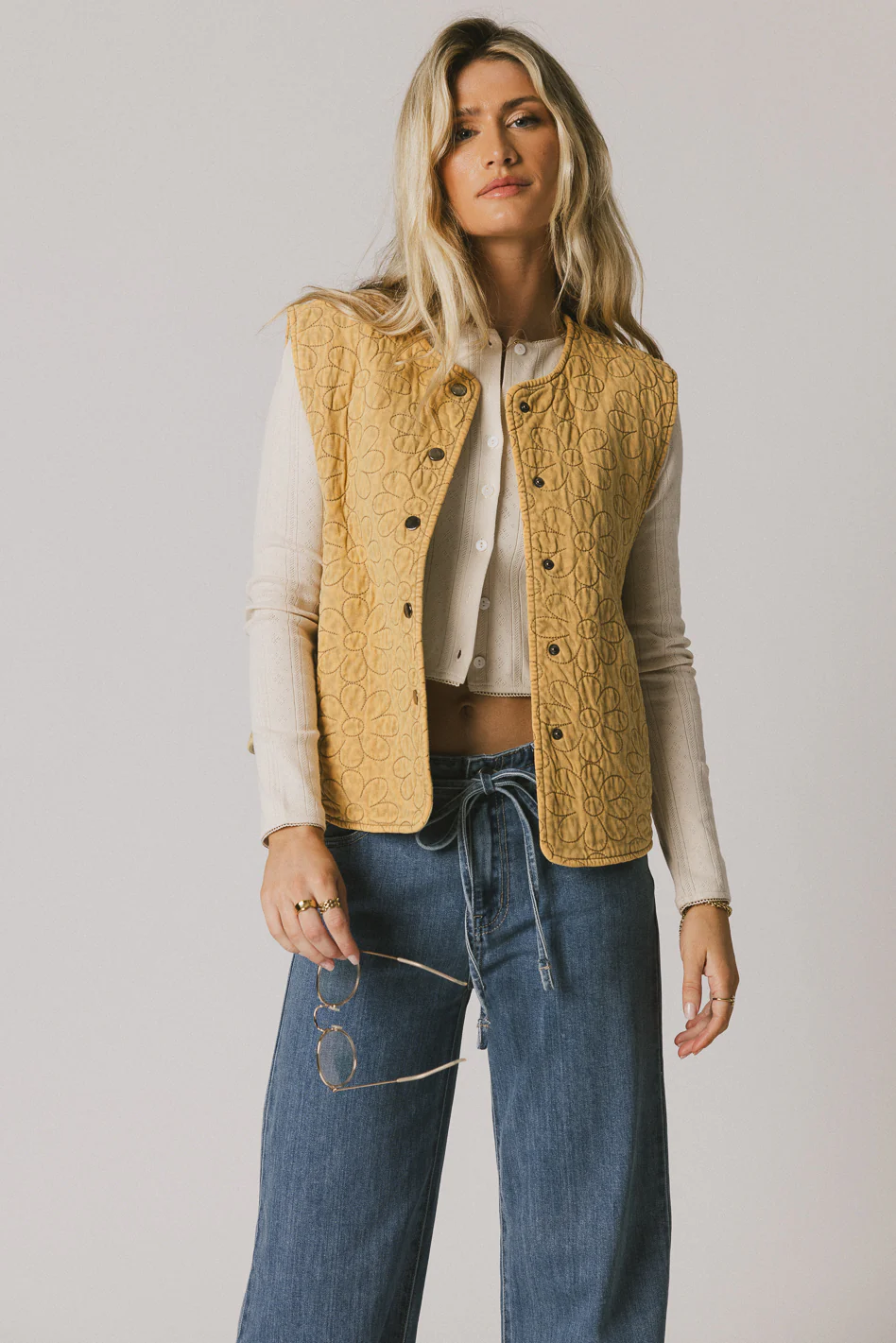 Berlin Knit Cardigan in Ivory - FINAL SALE - Image 2
