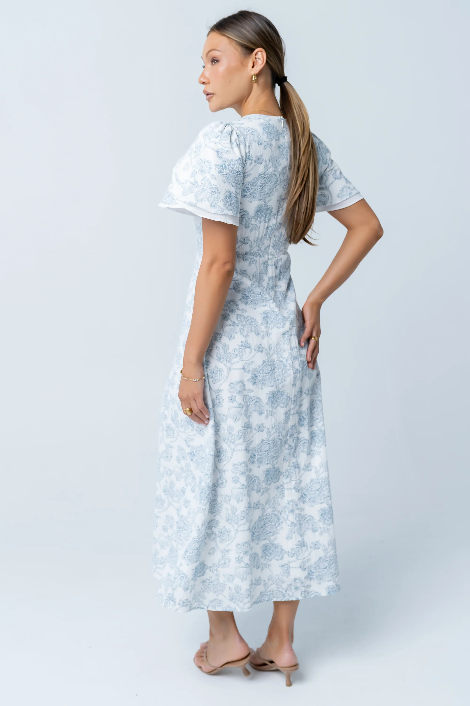 Bethie Petal Sleeve Maxi Dress - Image 3