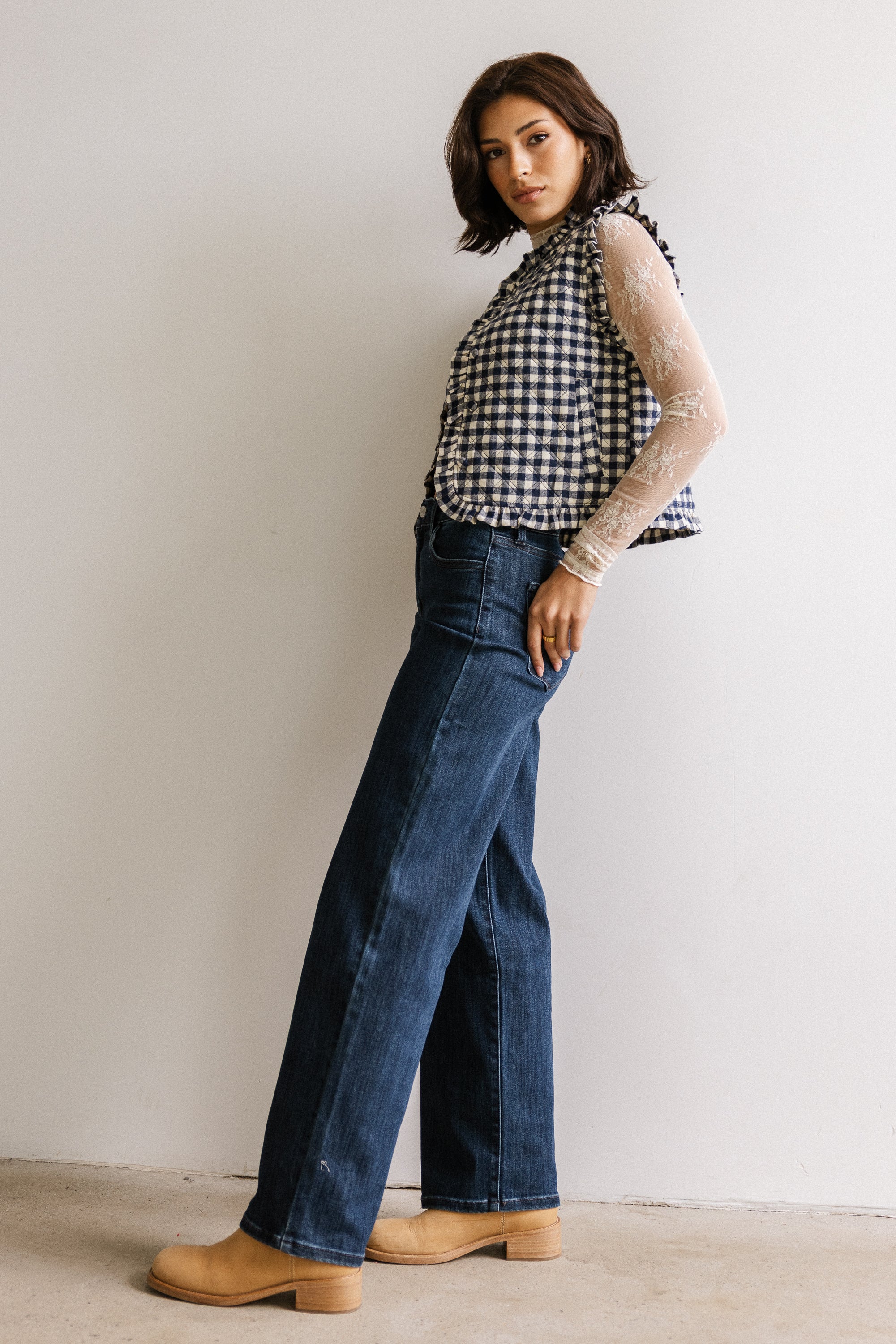 Betsy Gingham Vest - FINAL SALE - Image 5