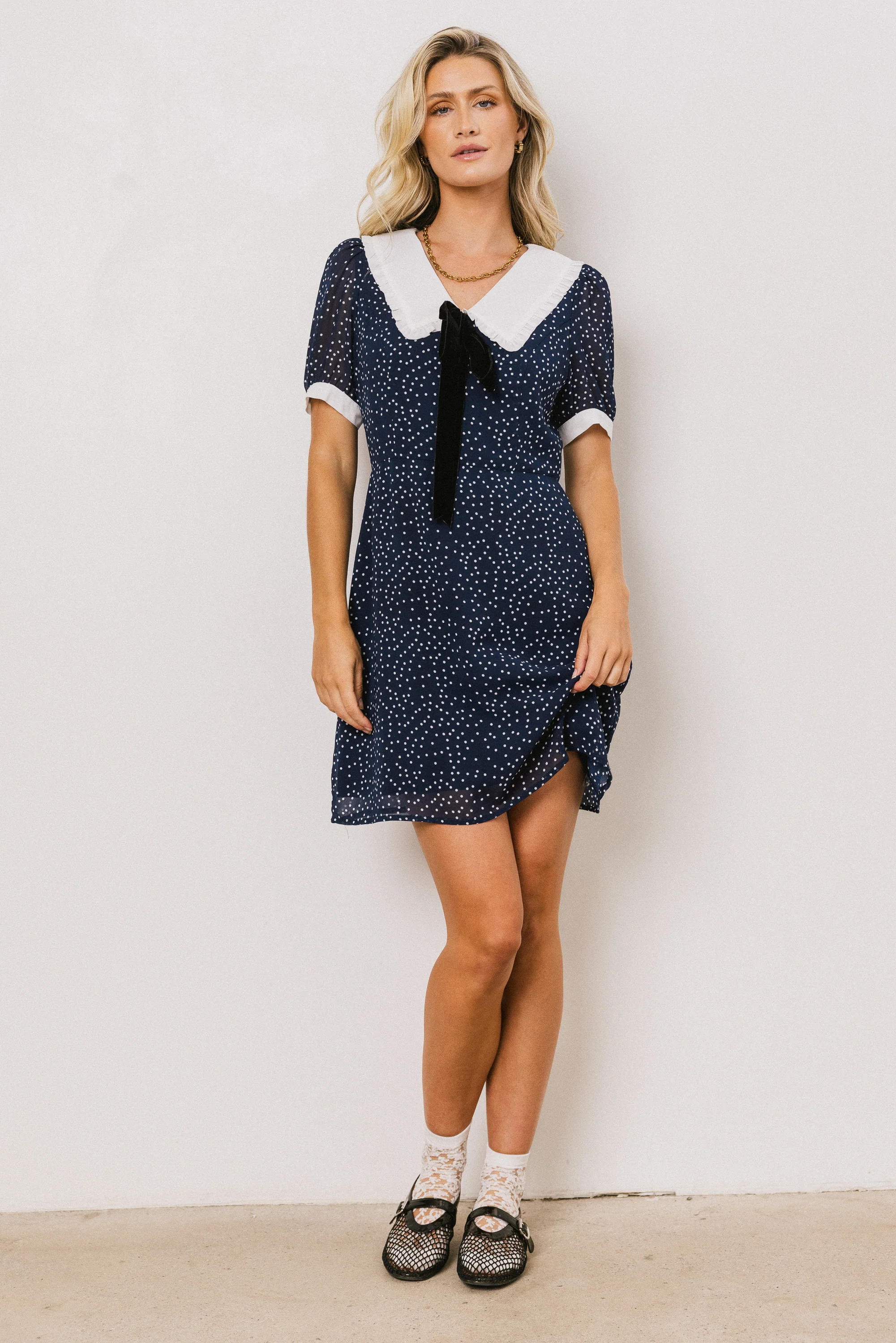 Billie Polka Dot Mini Dress - FINAL SALE - Image 3