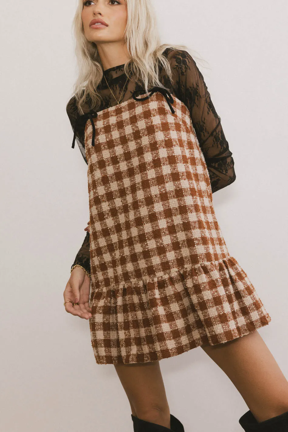 Blair Checkered Dress - FINAL SALE - Image 3