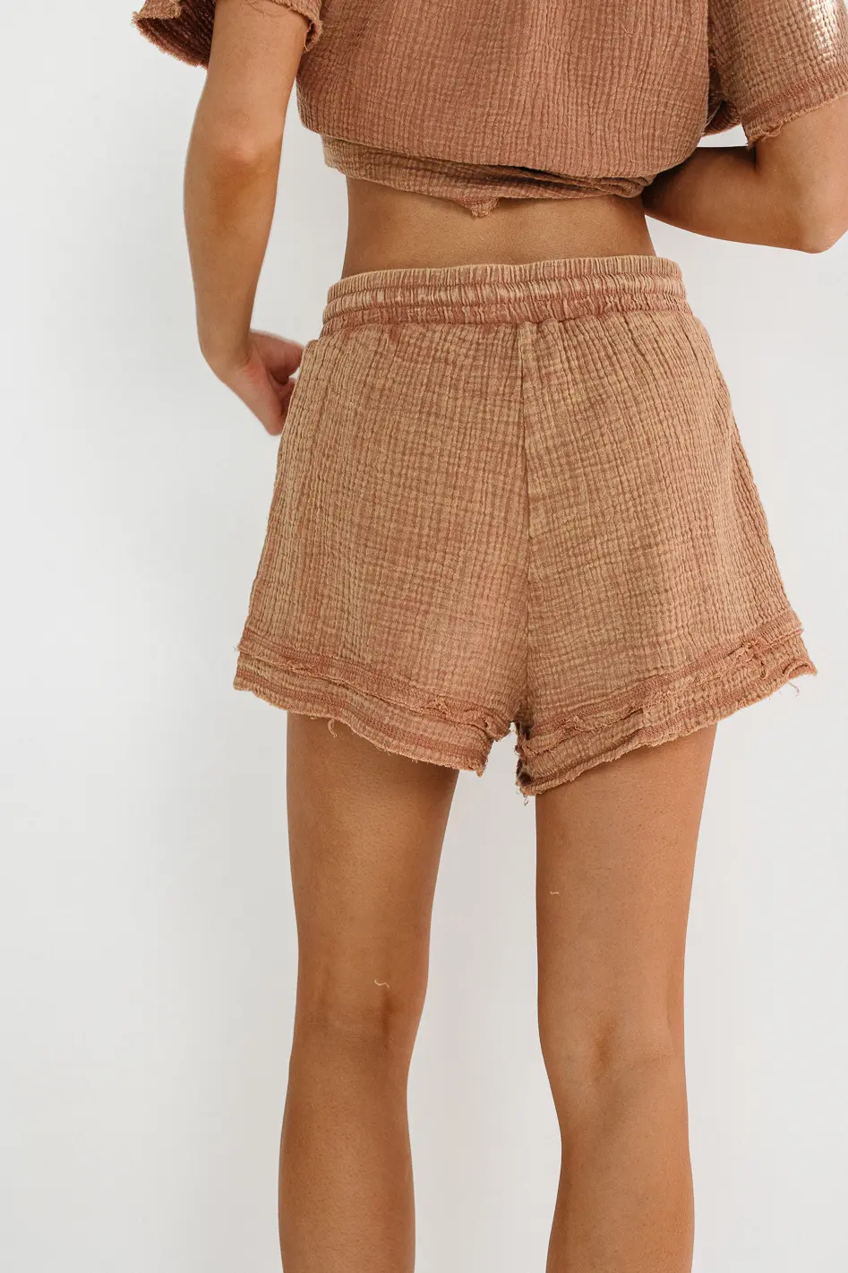 Blair Shorts in Mocha - FINAL SALE - Image 4