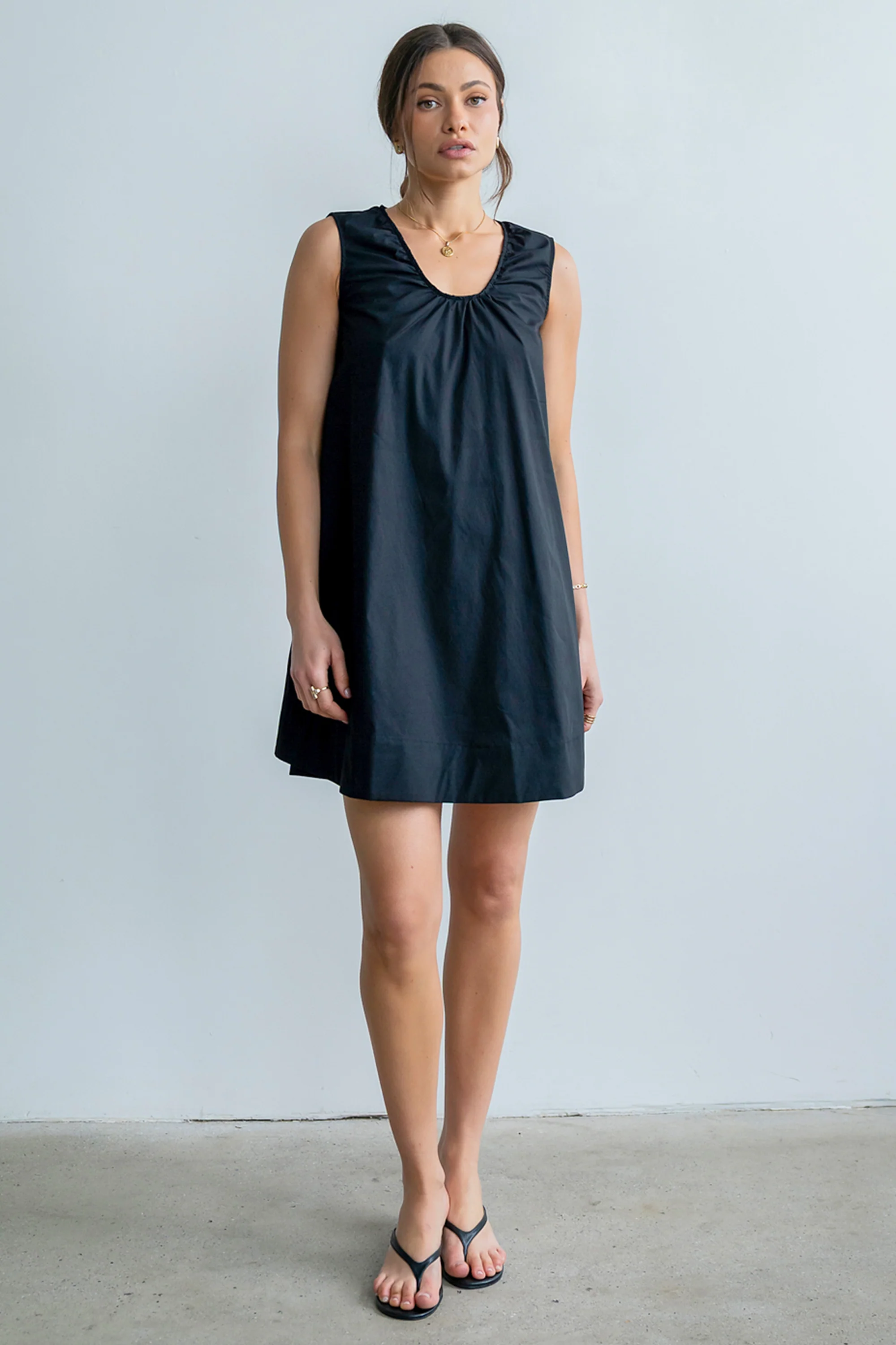 Luka Mini Dress in Black - Image 3