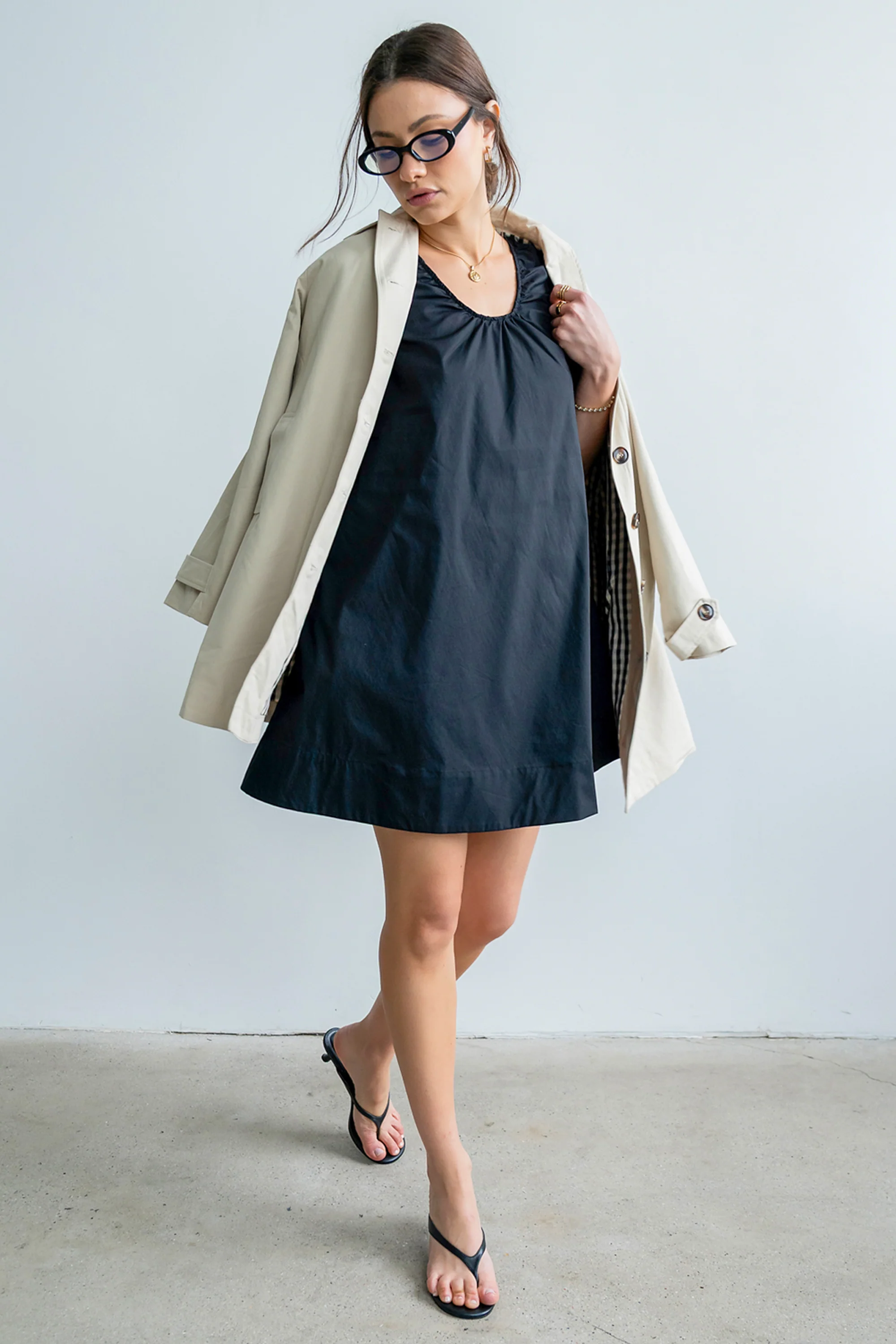 Luka Mini Dress in Black - Image 4