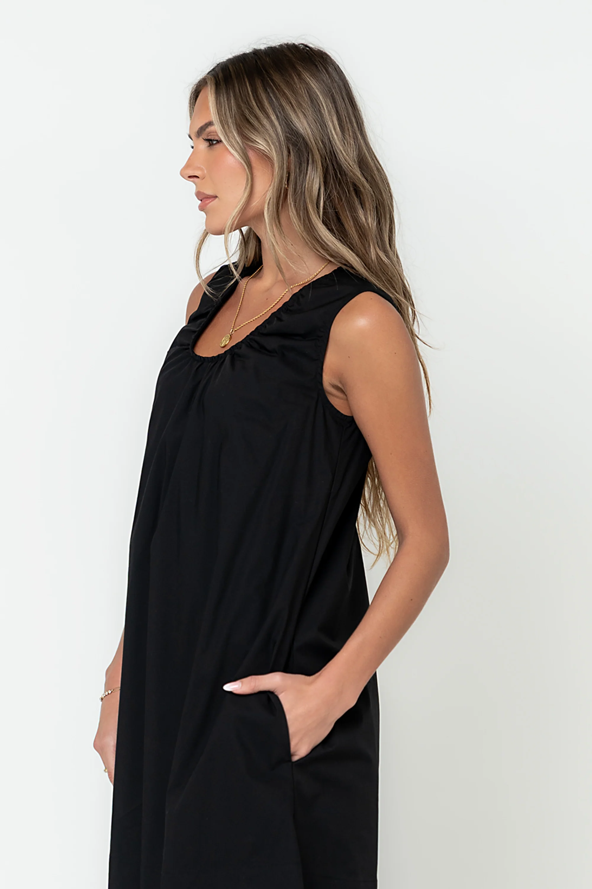 Luka Mini Dress in Black - Image 6