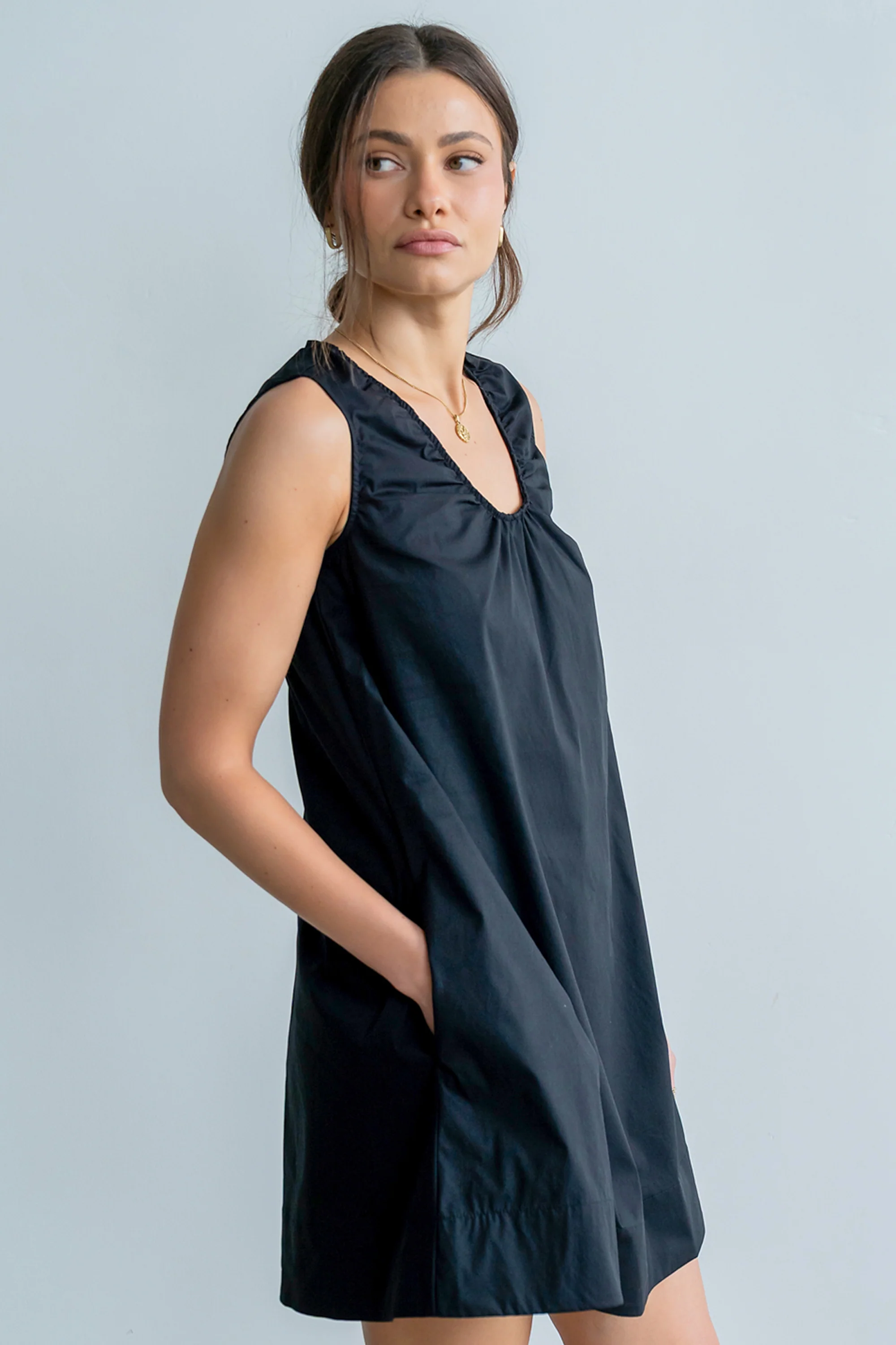 Luka Mini Dress in Black - Image 7