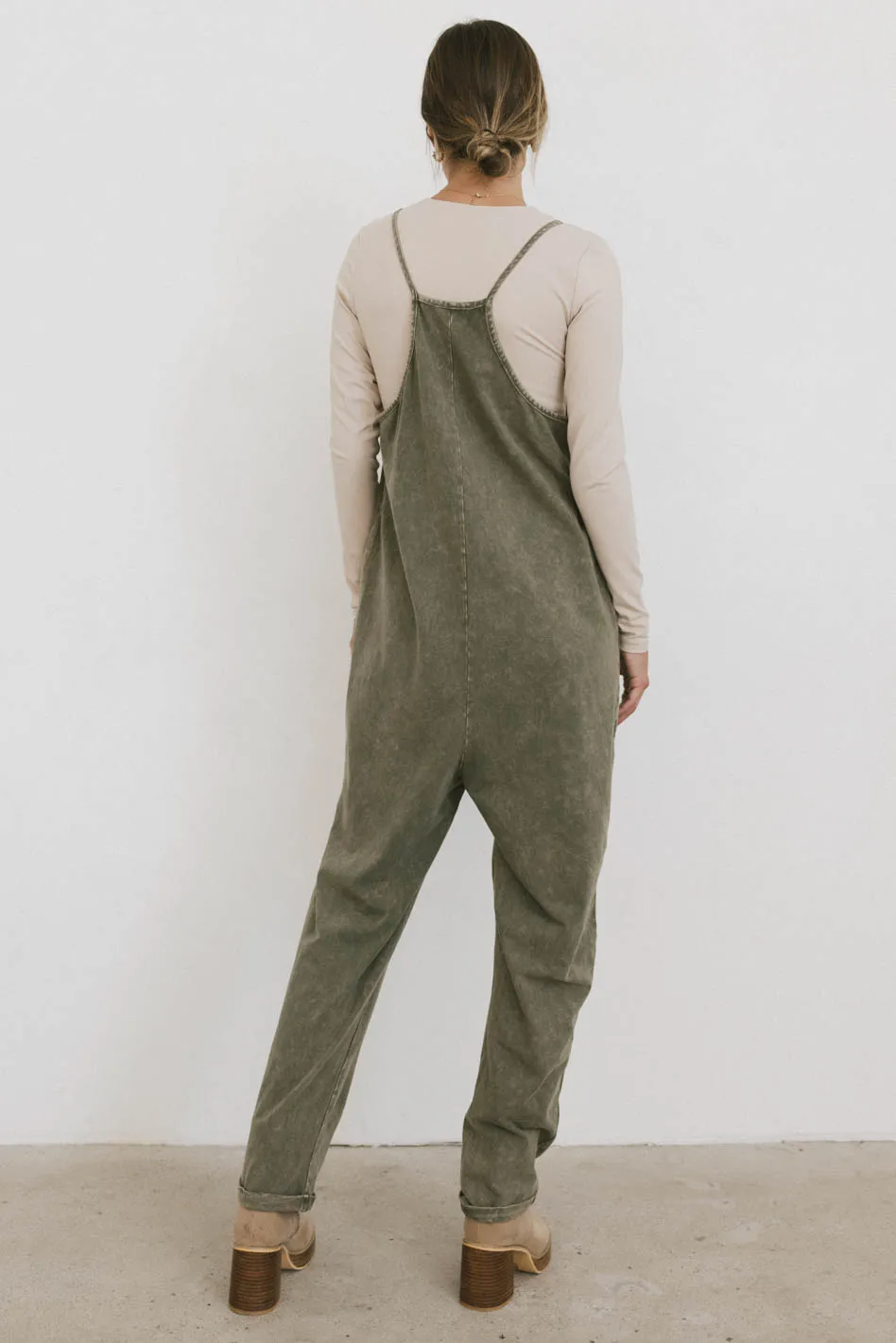 Bram Overalls in Olive - FINAL SALE - Image 3