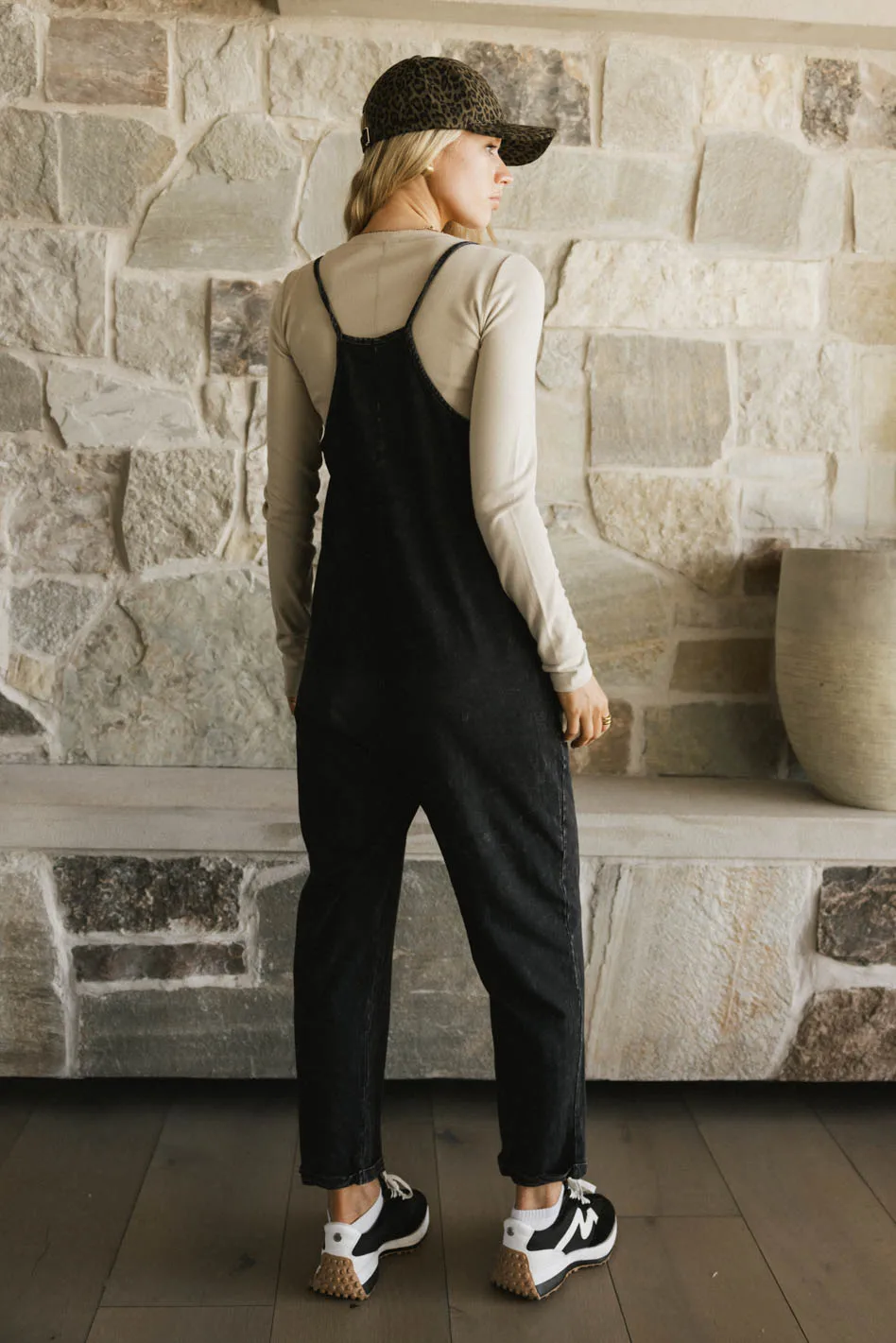 Bram Overalls in Black - FINAL SALE - Image 2