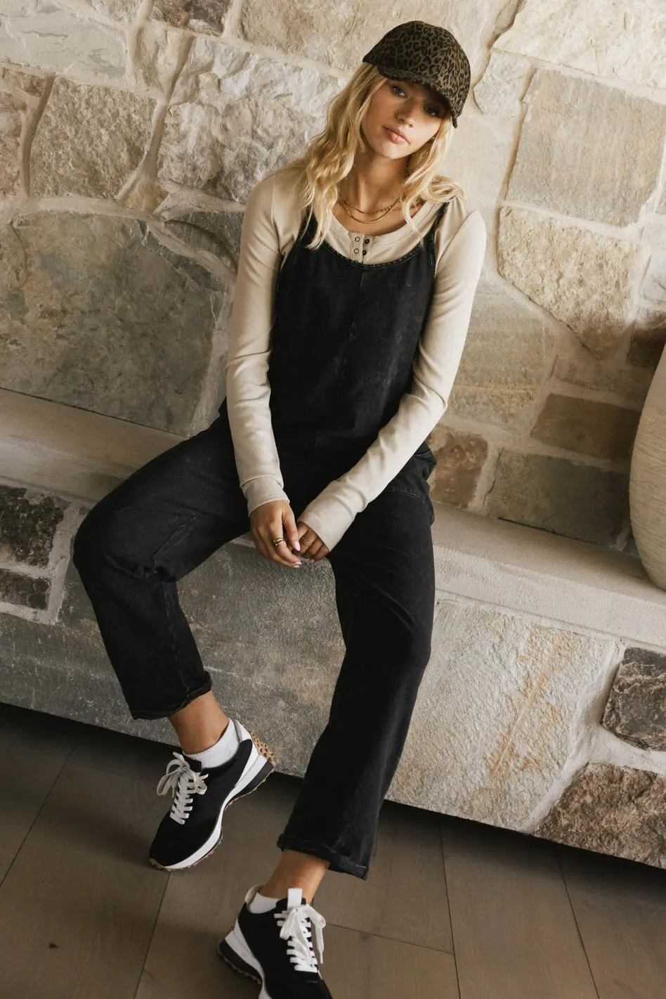 Bram Overalls in Black - FINAL SALE - Image 4