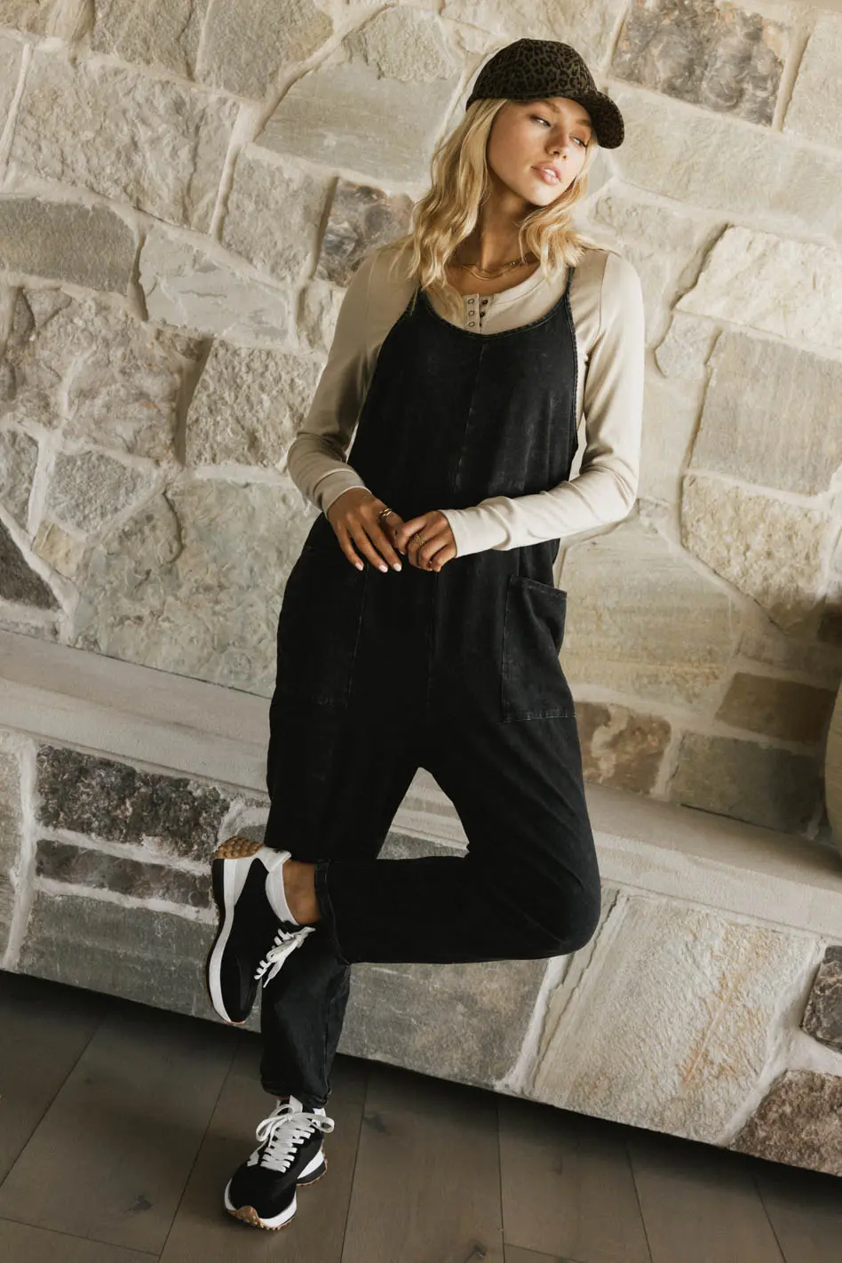 Bram Overalls in Black - FINAL SALE - Image 5