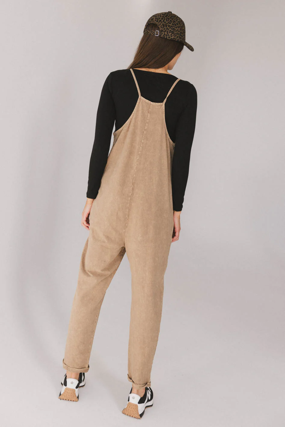 Bram Overalls in Taupe - FINAL SALE - Image 4