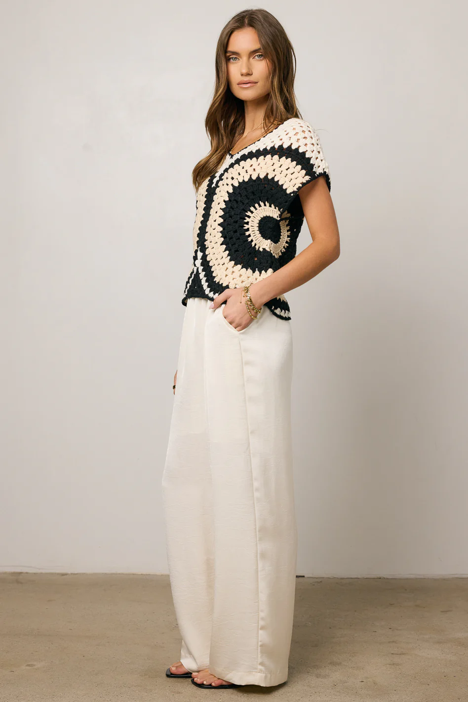 Brandy Crochet Sweater - FINAL SALE - Image 3