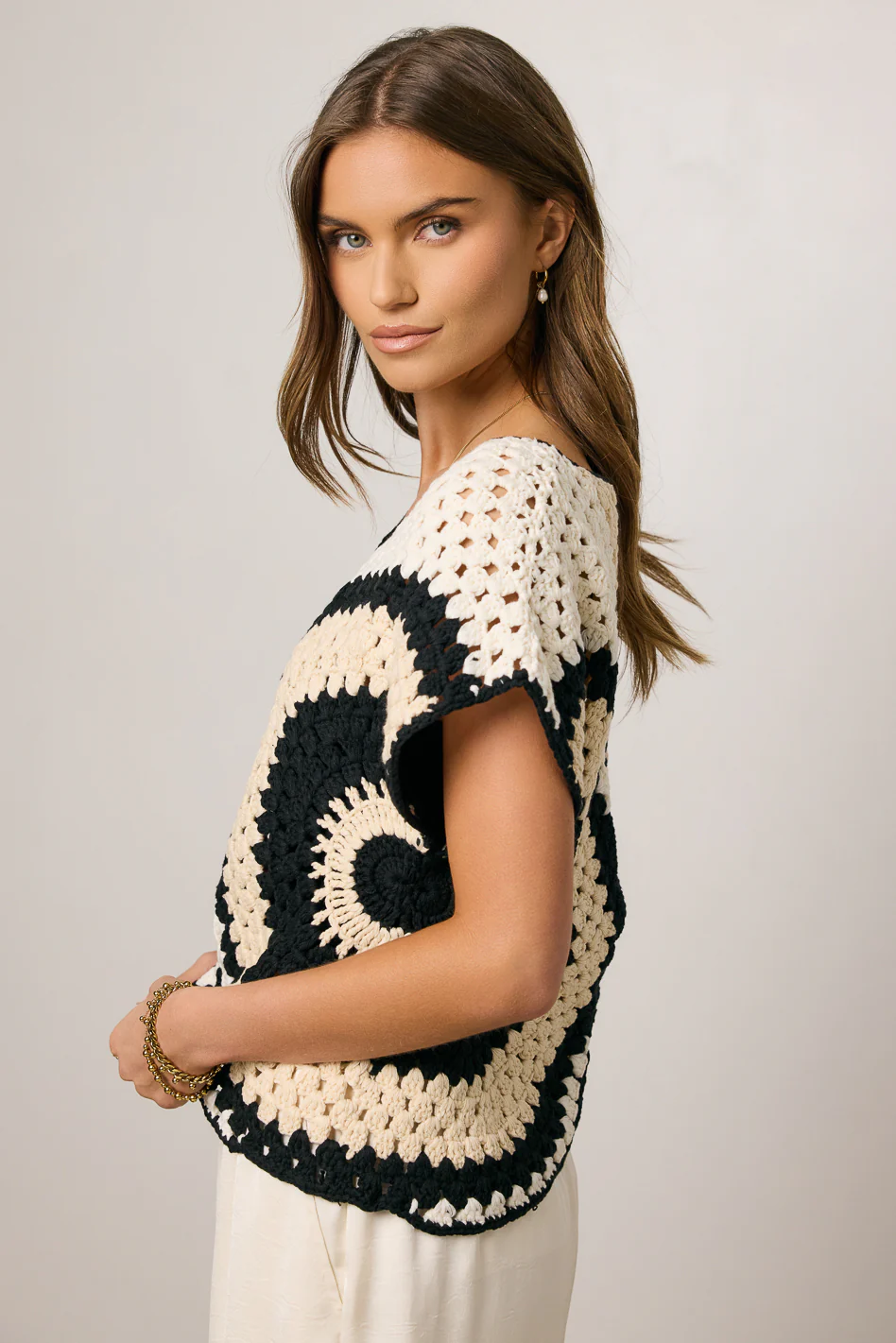 Brandy Crochet Sweater - FINAL SALE - Image 4