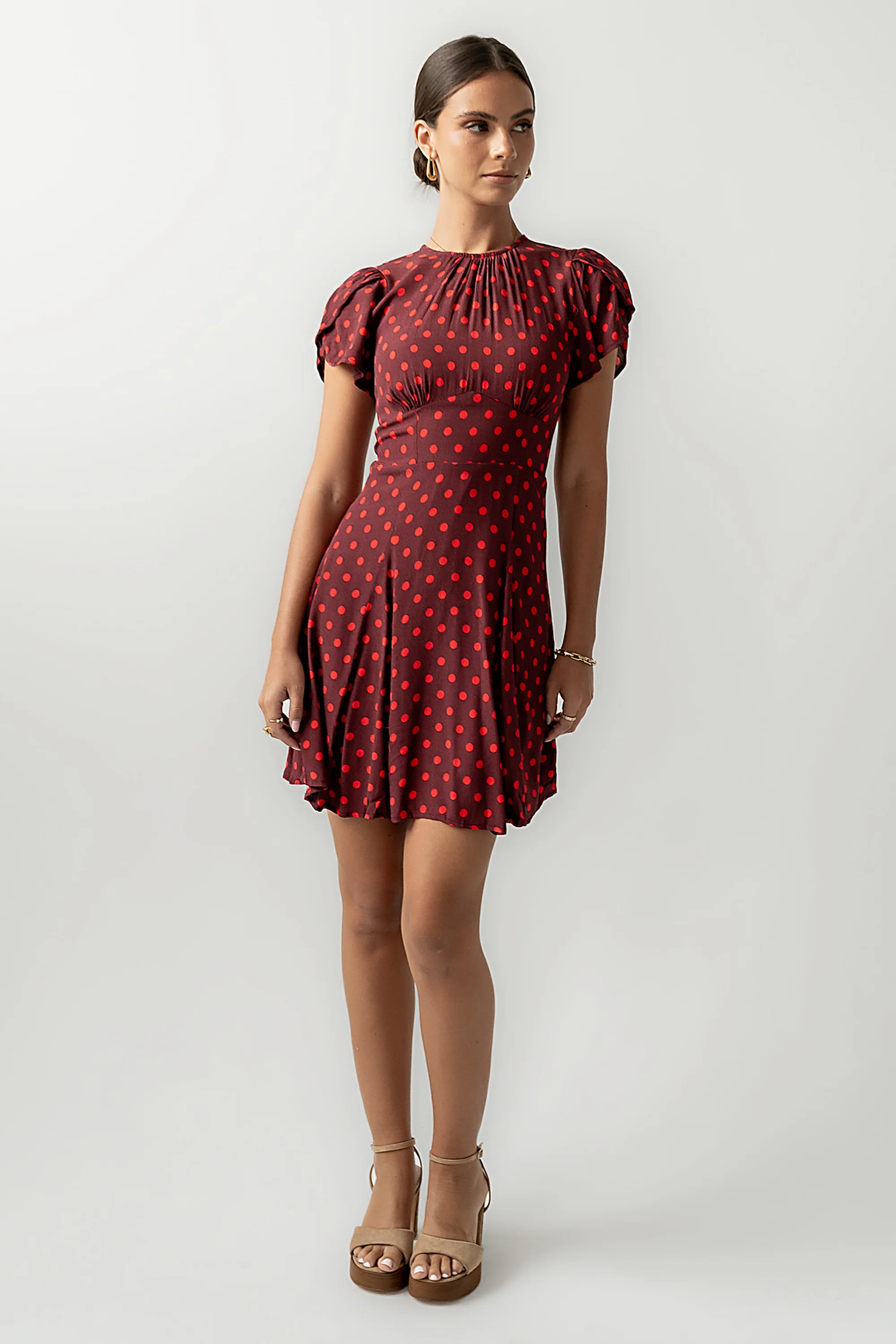 Brandy Polka Dot Mini Dress - FINAL SALE - Image 5