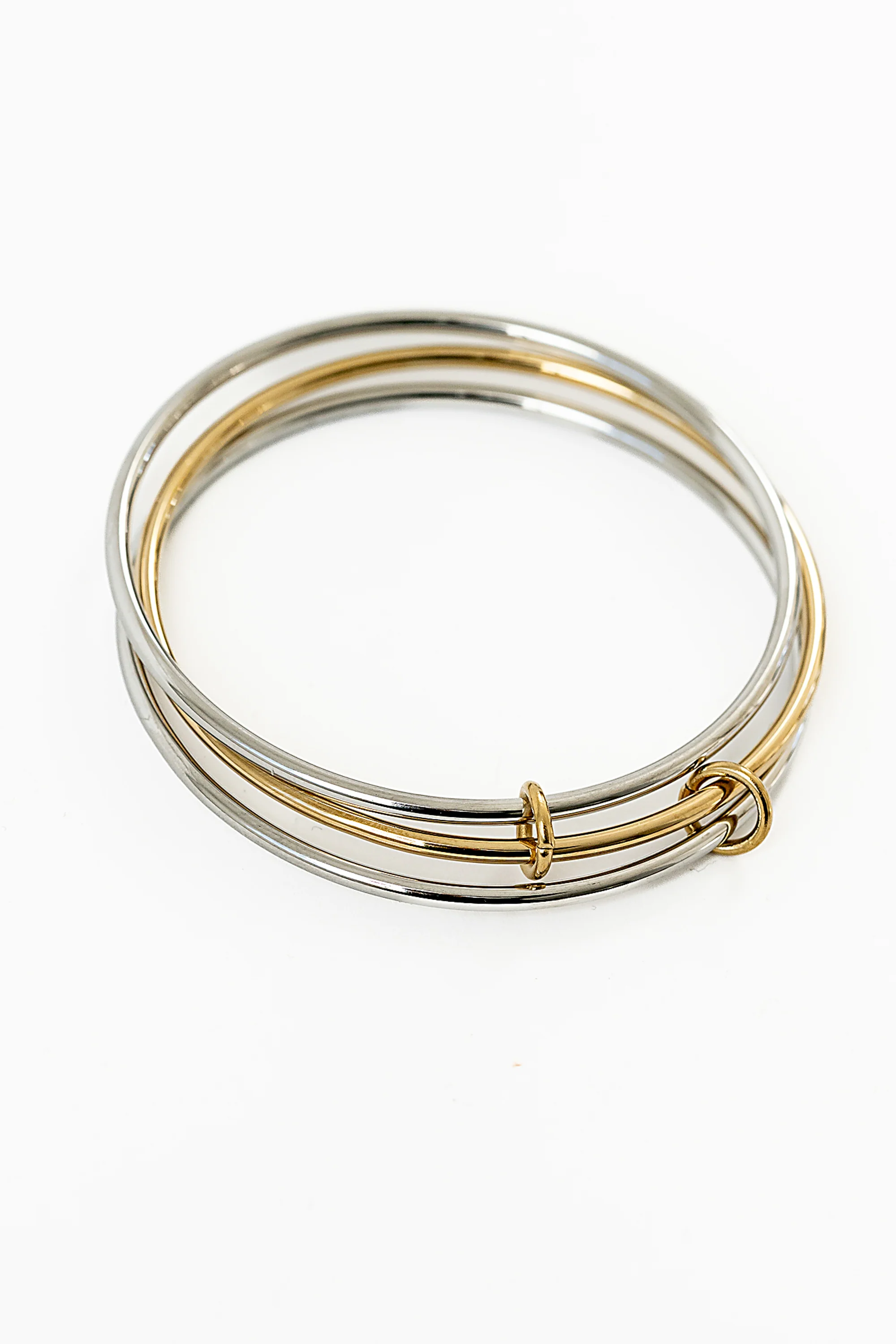 Brayden Two Toned Bangle - Image 2