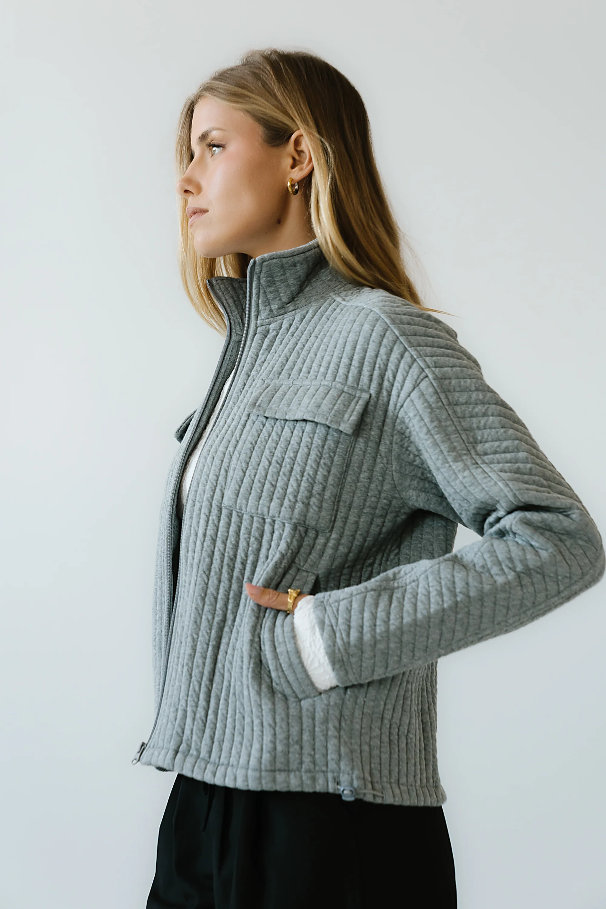 Brecklyn Quilted Jacket - FINAL SALE - Image 6
