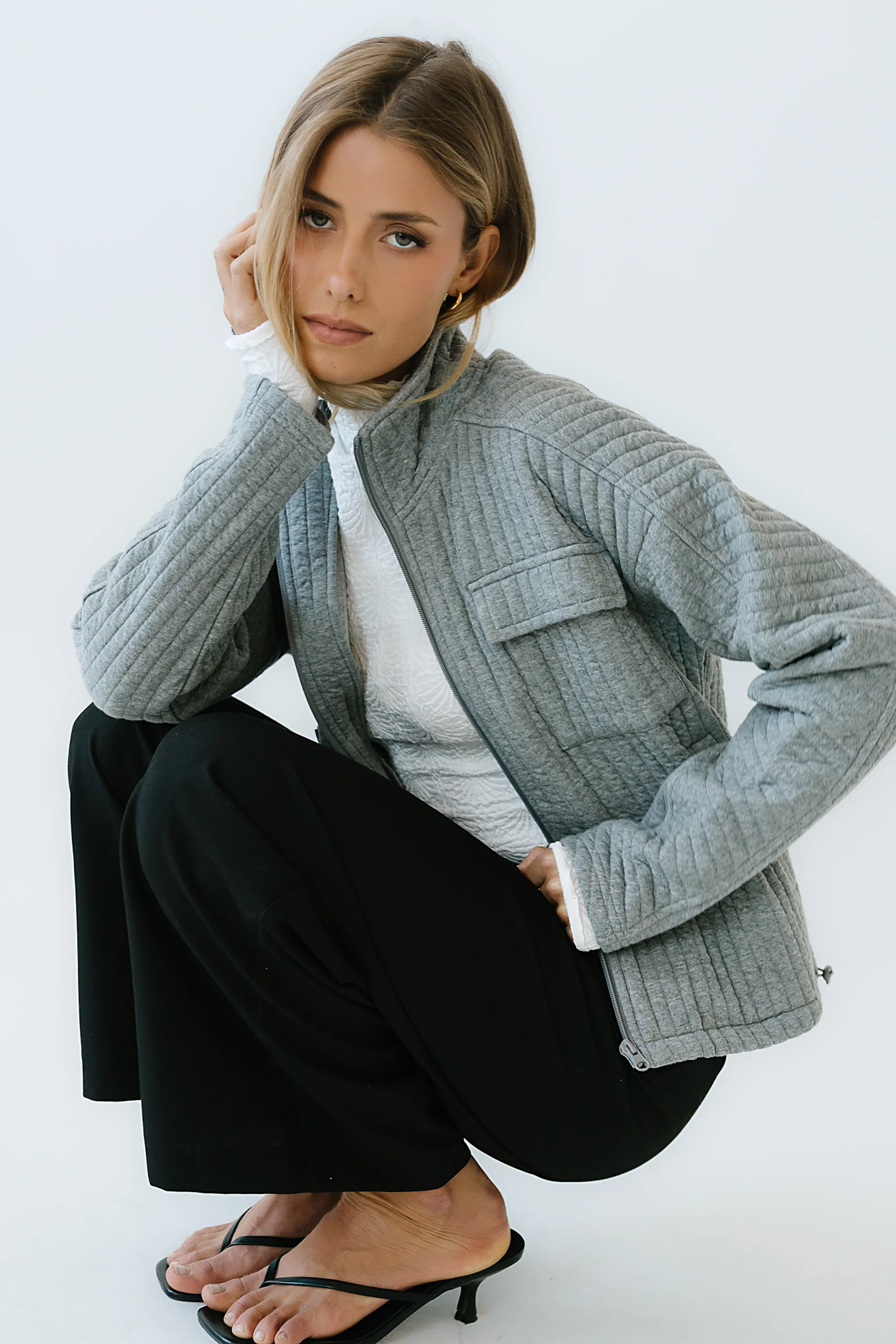 Brecklyn Quilted Jacket - FINAL SALE - Image 7