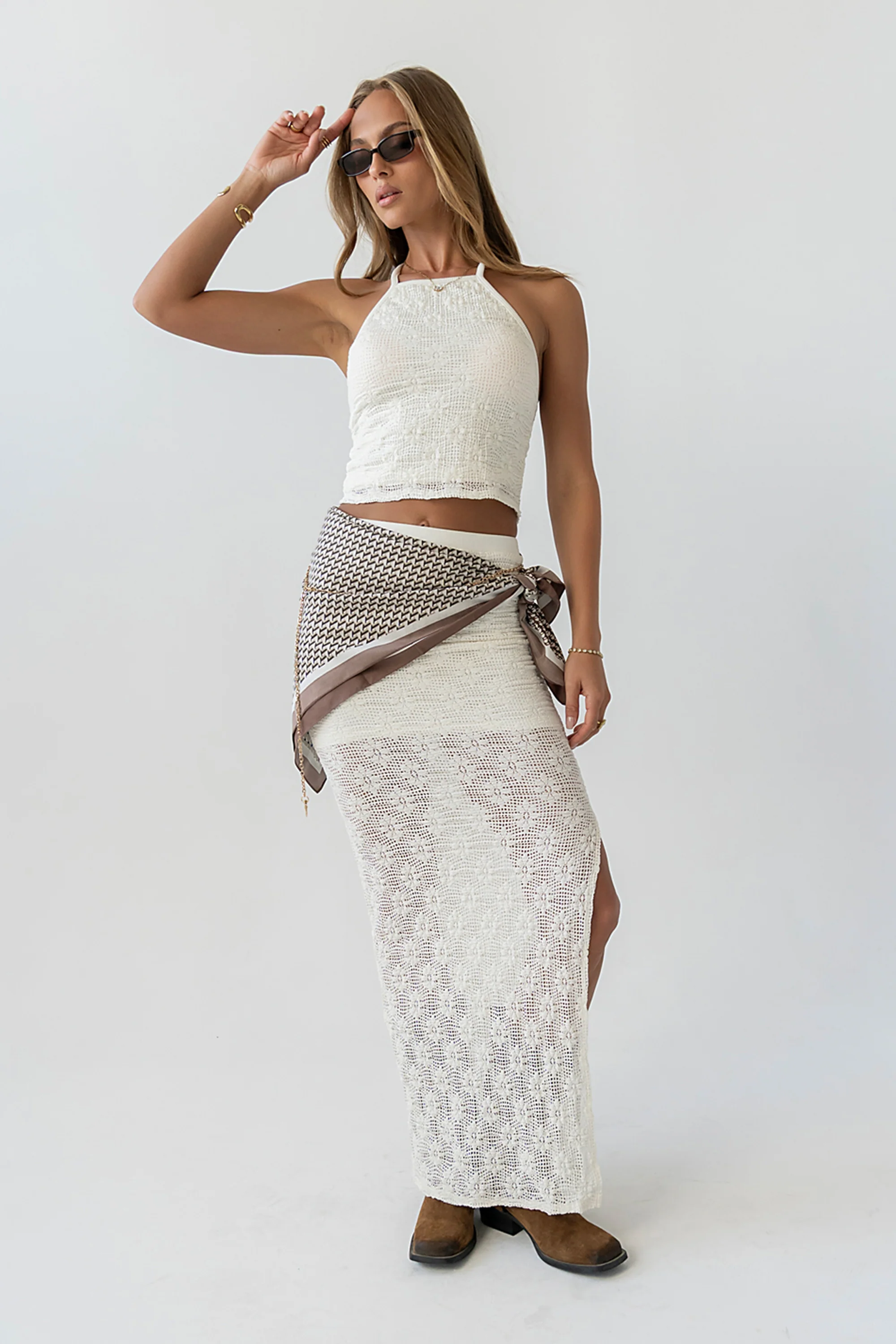 Briana Sheer Maxi Skirt - Image 7