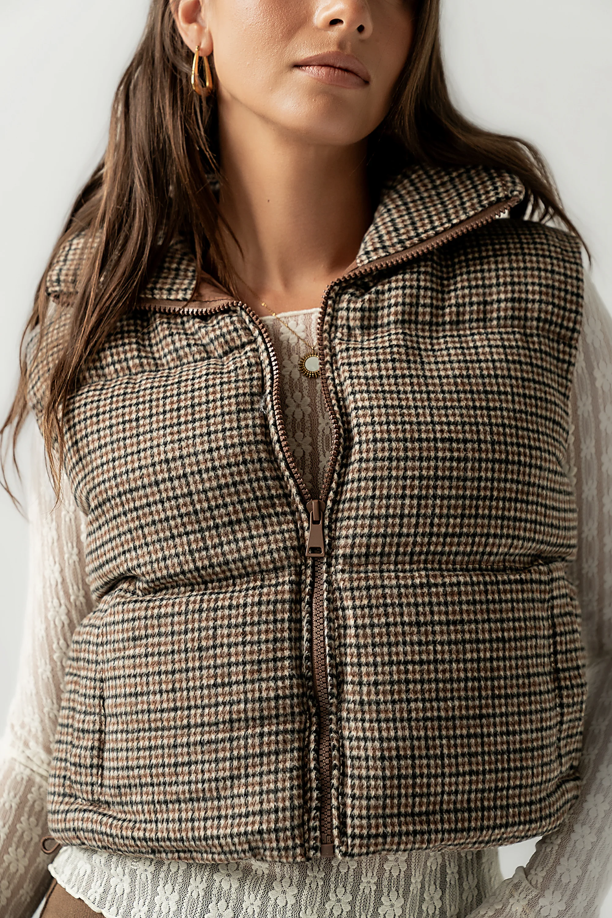 Brielle Puffer Vest in Black - FINAL SALE - Image 3