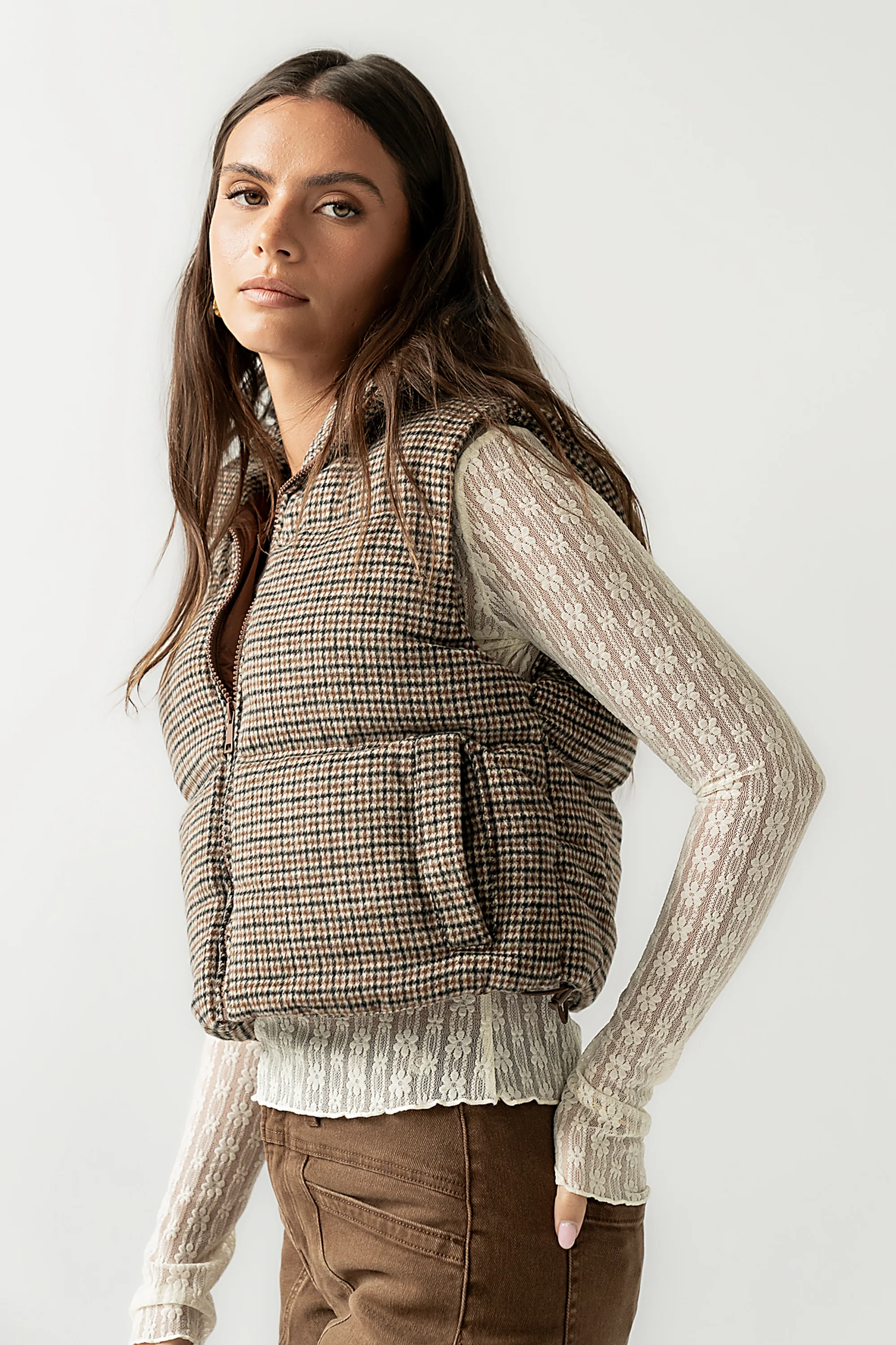 Brielle Puffer Vest in Black - FINAL SALE - Image 7