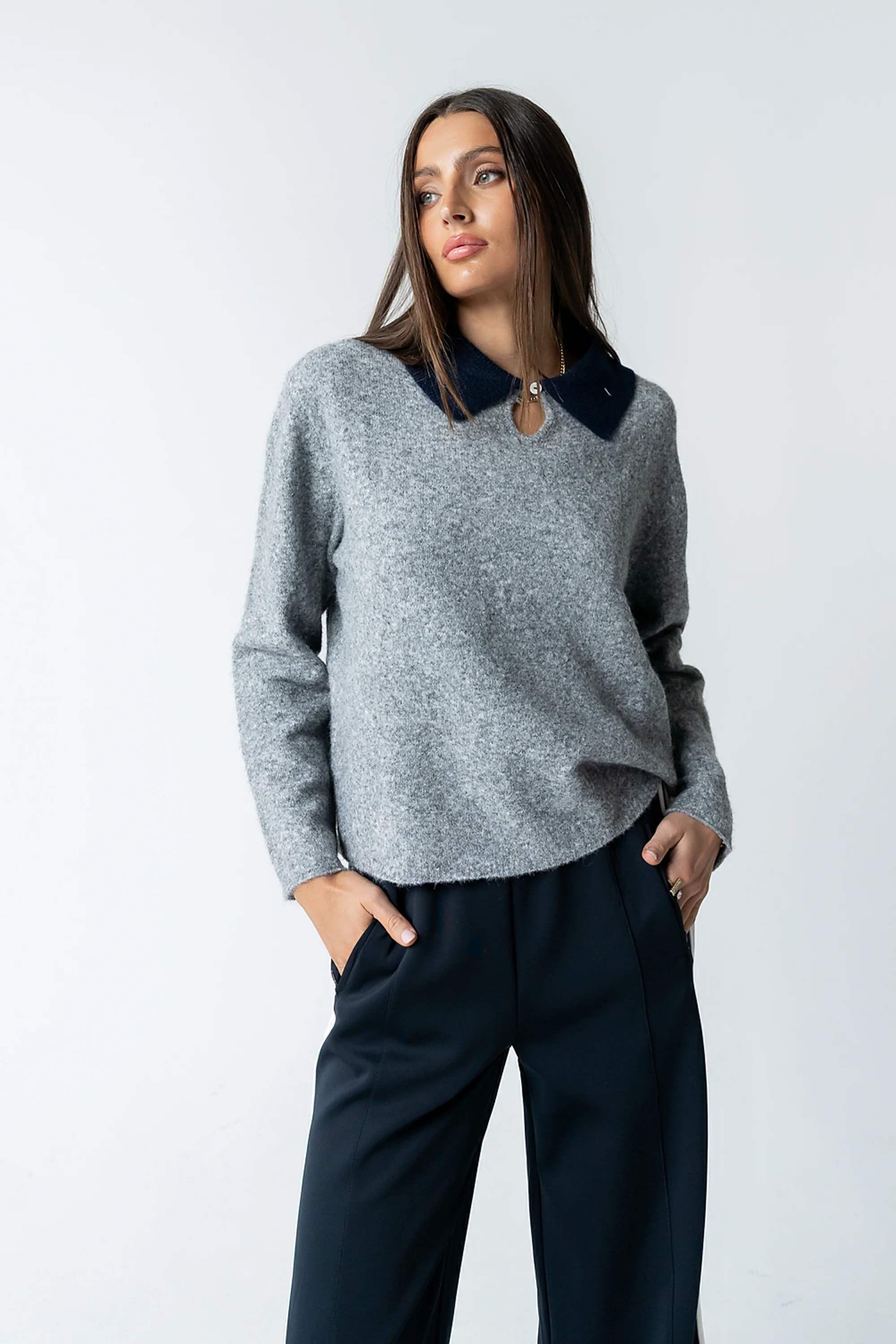Britt Contrast Sweater - FINAL SALE - Image 9