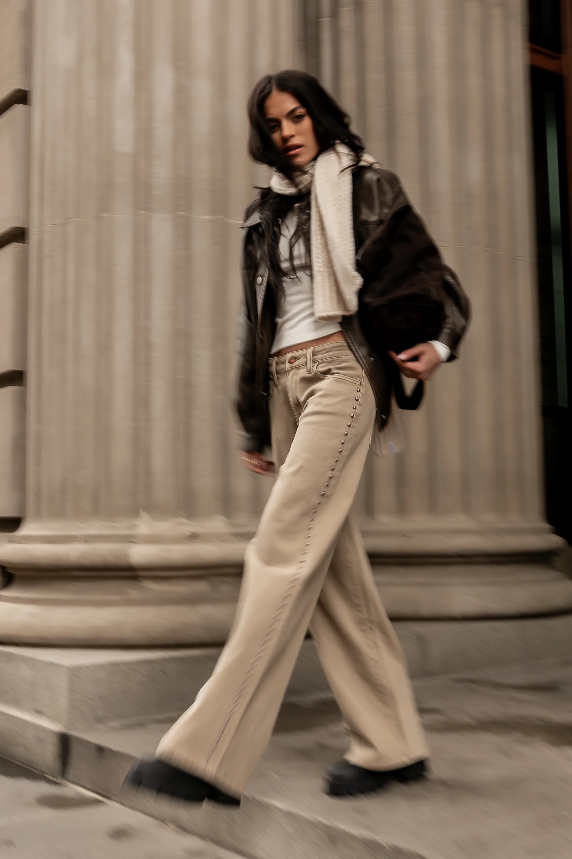 Bronco Studded Straight Leg Jeans - Image 3
