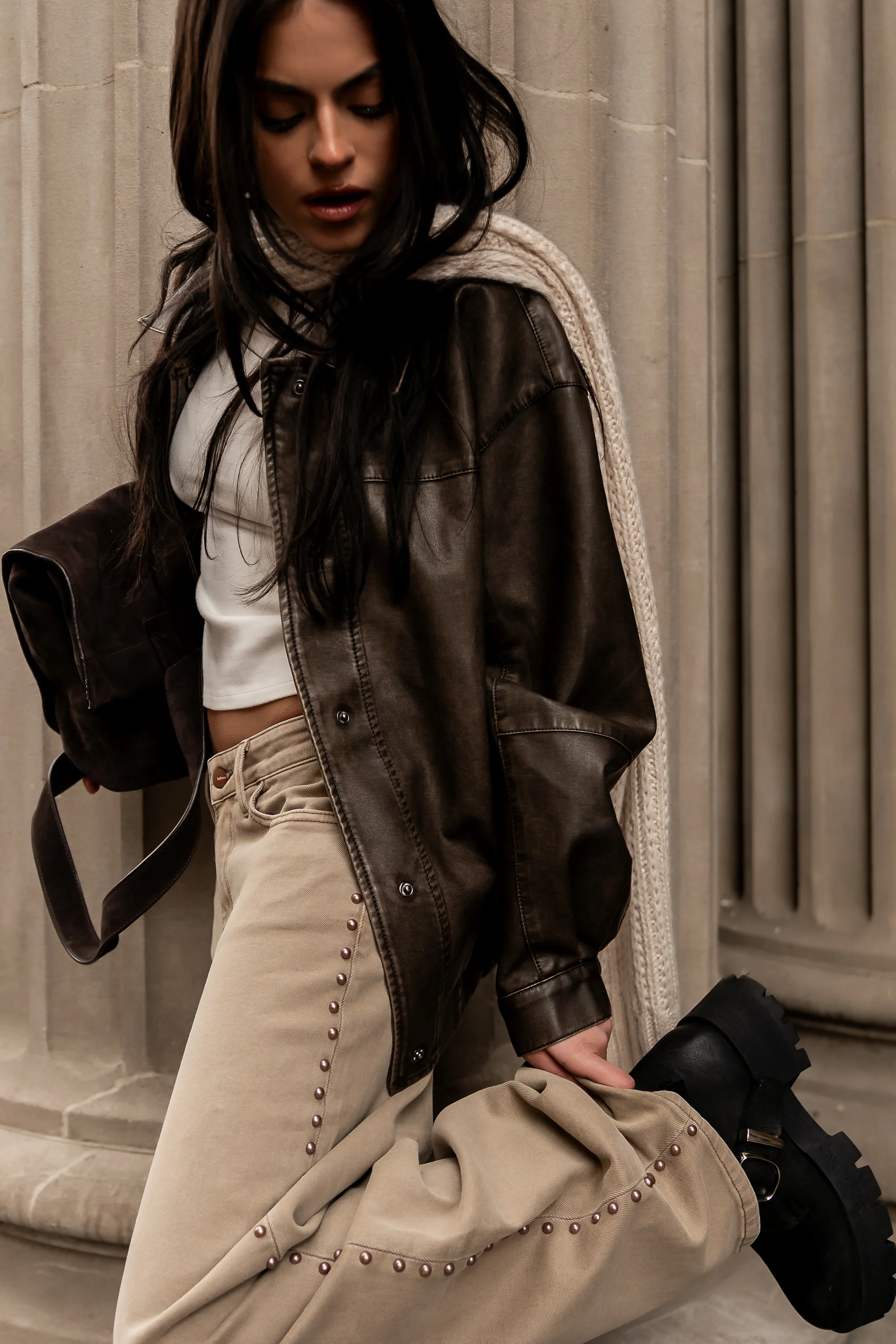 Bronco Studded Straight Leg Jeans - Image 4