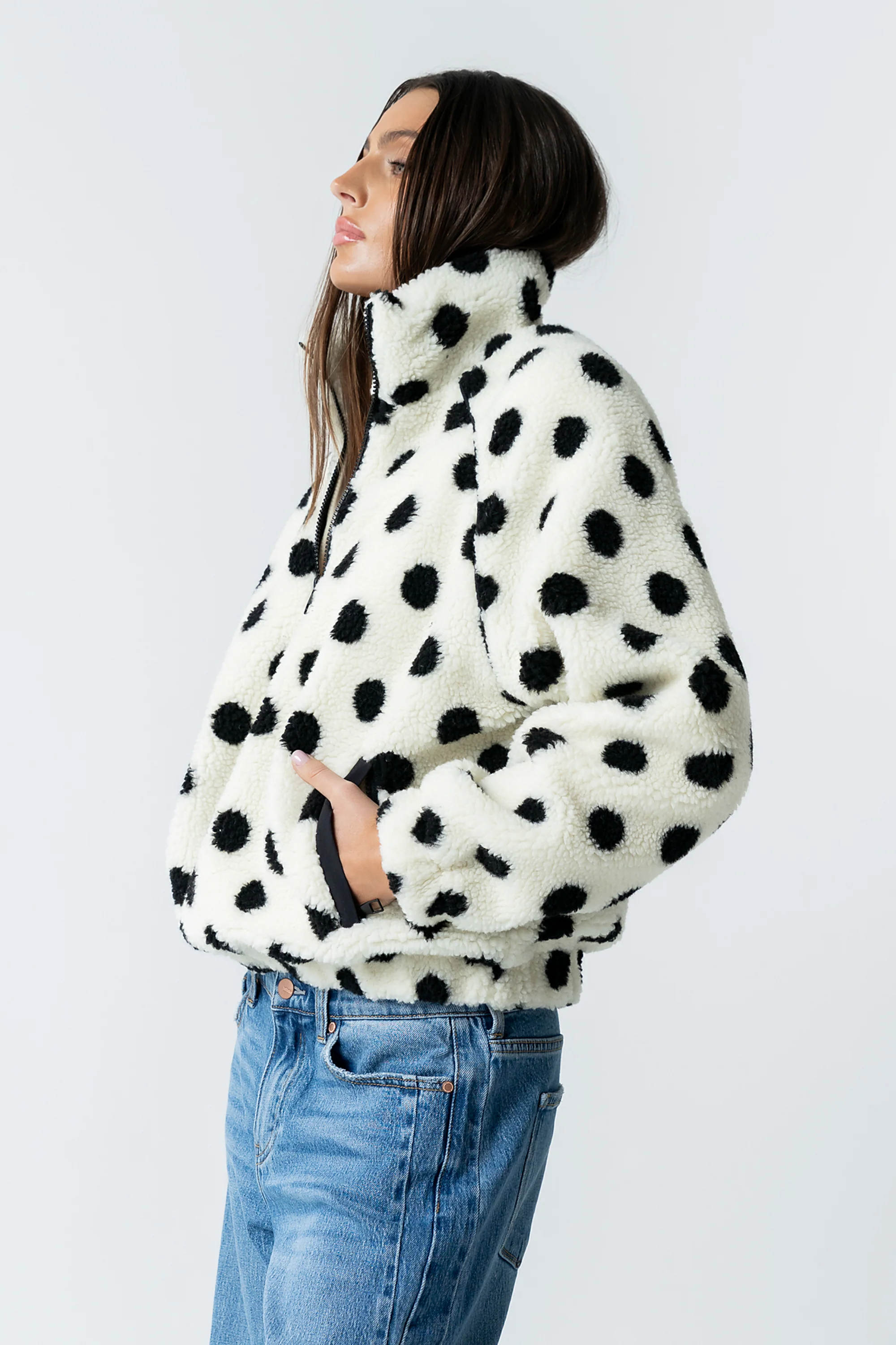 Brooke Sherpa Half Zip - Image 3