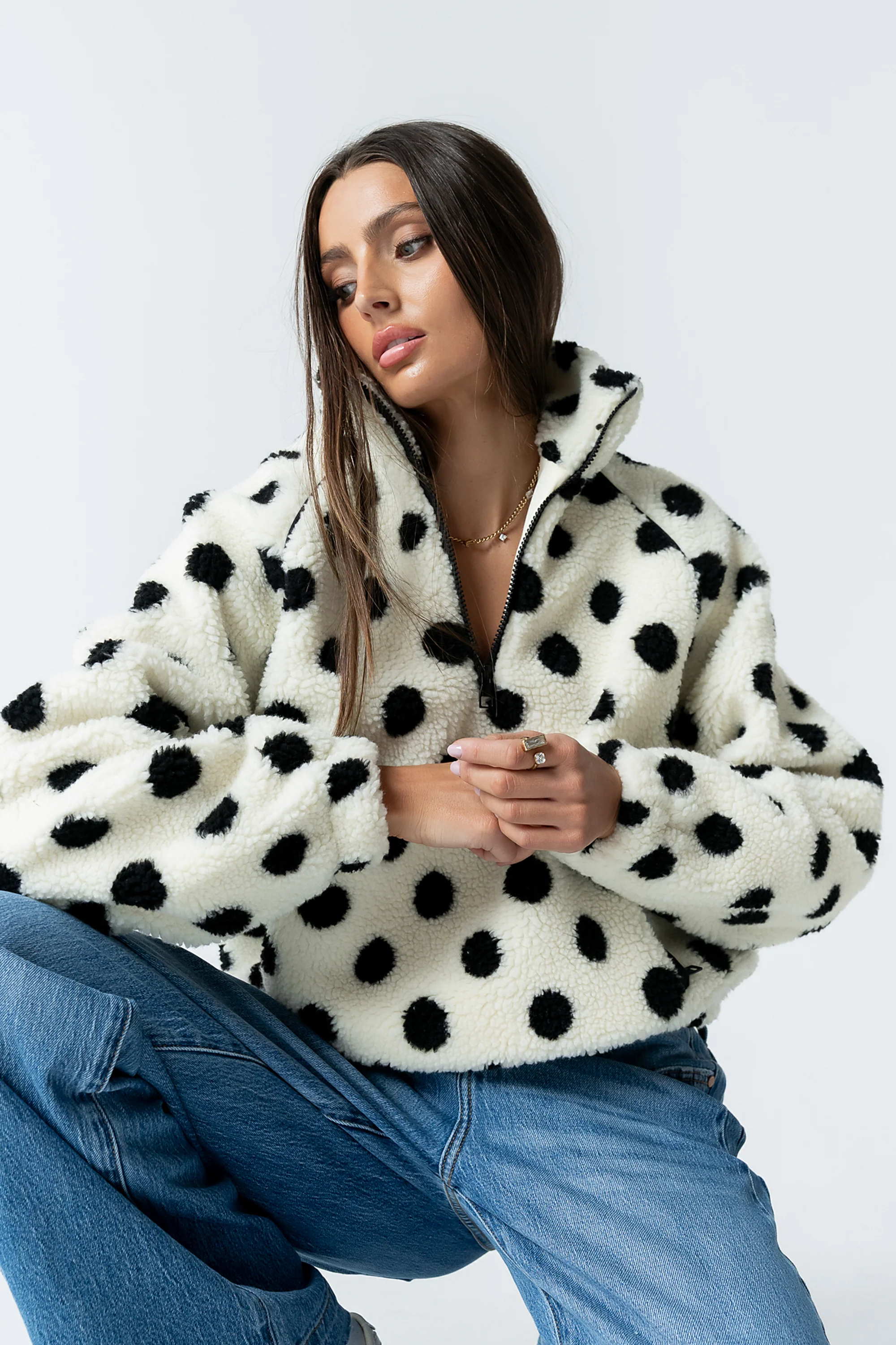 Brooke Sherpa Half Zip - Image 4