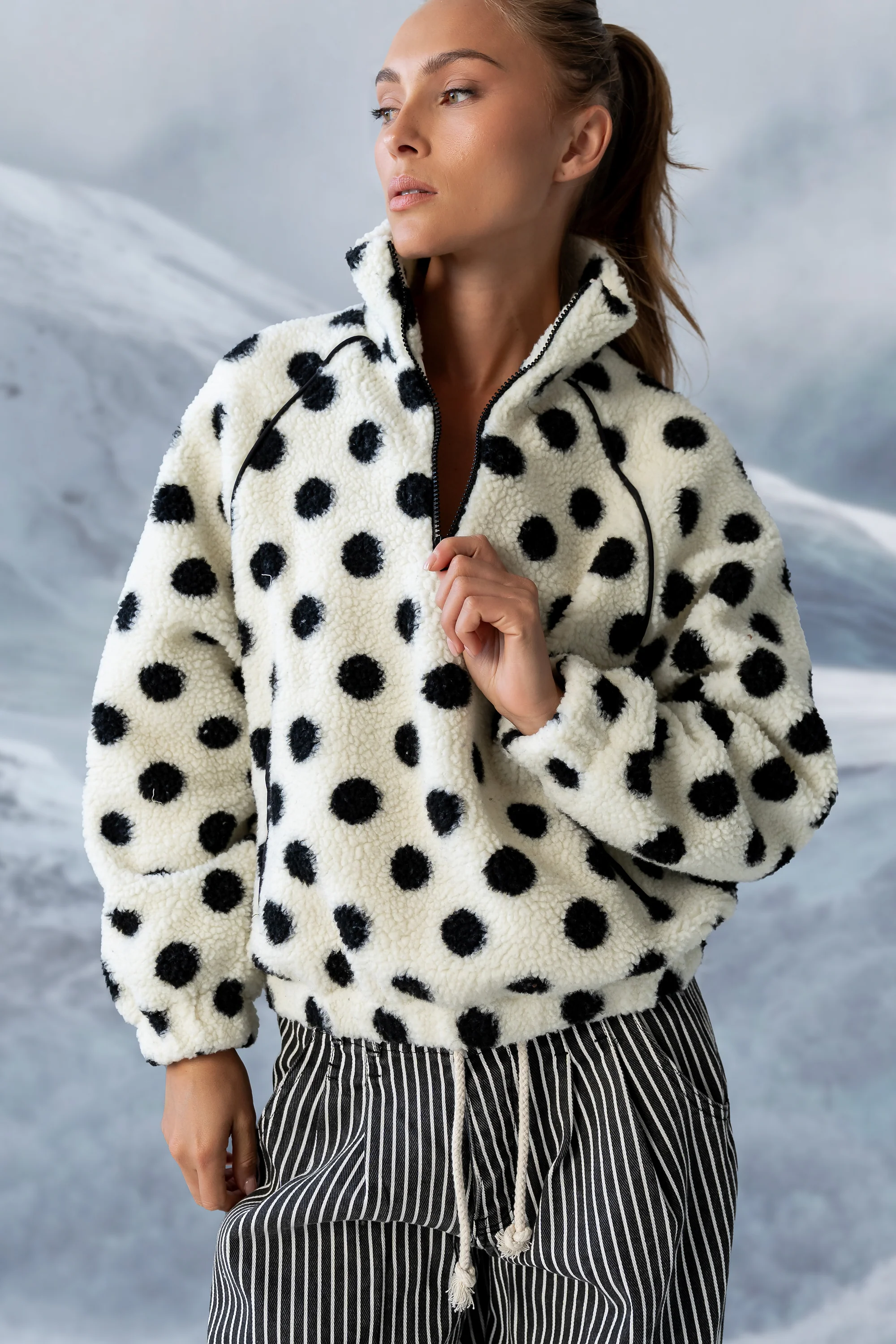 Brooke Sherpa Half Zip - Image 9