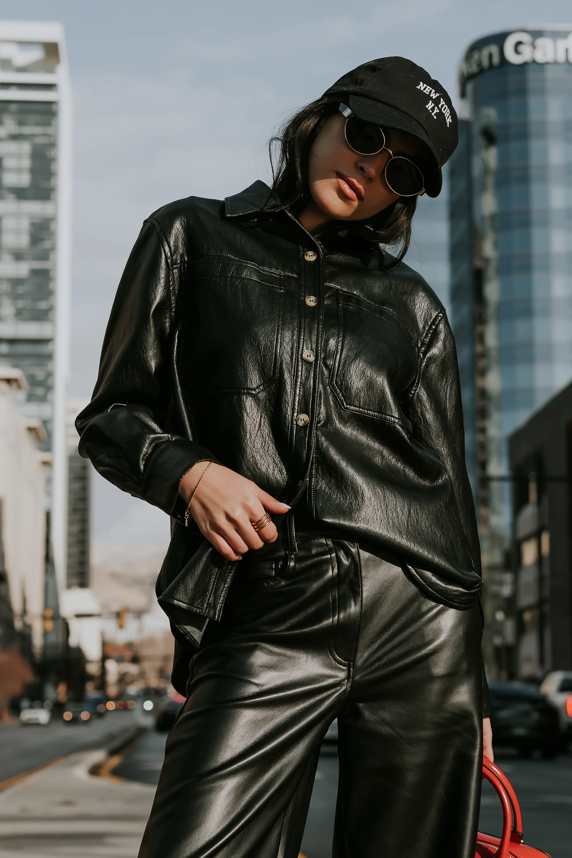 Bruno Vegan Leather Shacket - FINAL SALE - Image 7