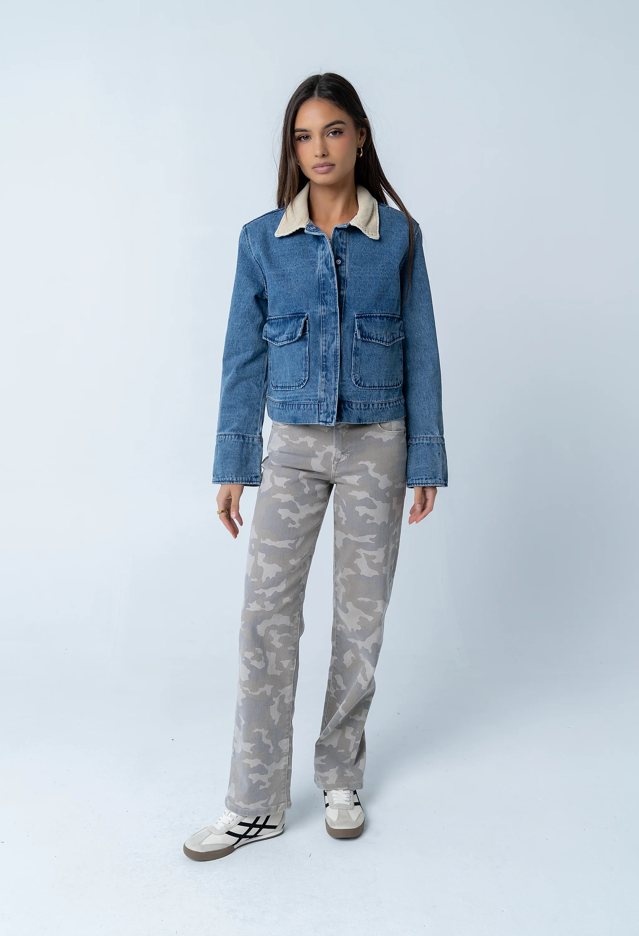 Brynley Denim Chore Jacket - Image 8
