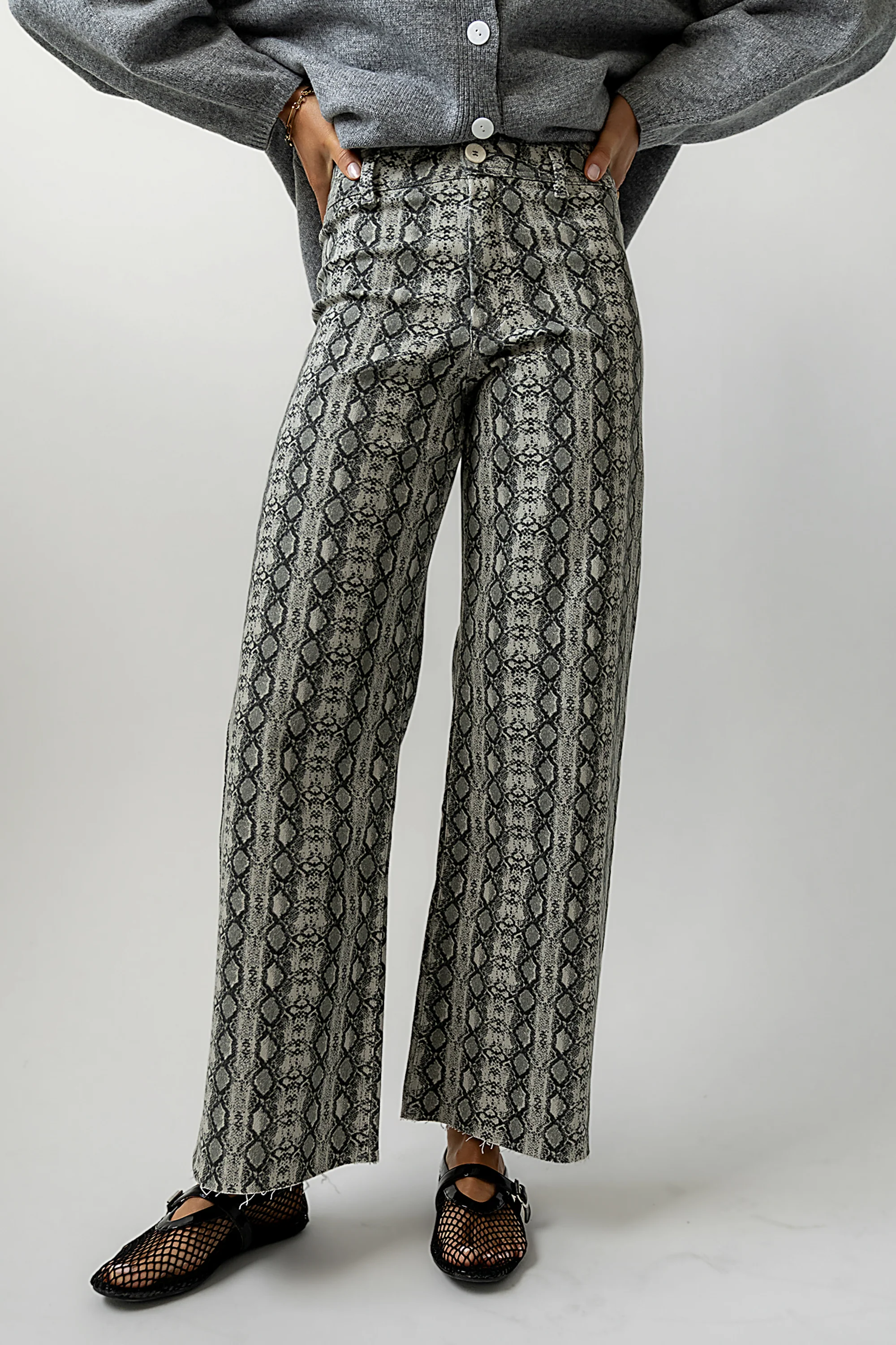 Brynn Snake Print Pants - FINAL SALE