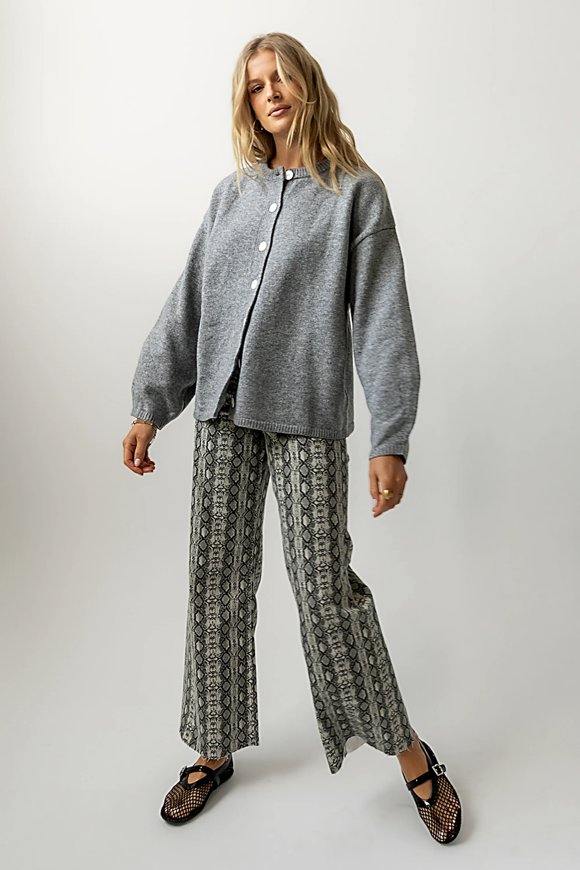 Brynn Snake Print Pants - FINAL SALE - Image 3