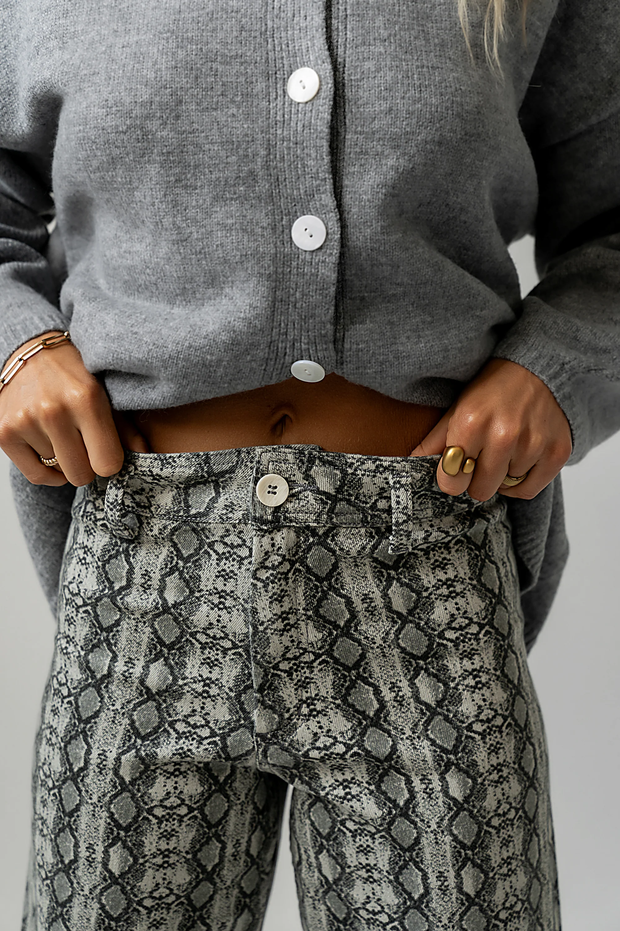 Brynn Snake Print Pants - FINAL SALE - Image 4
